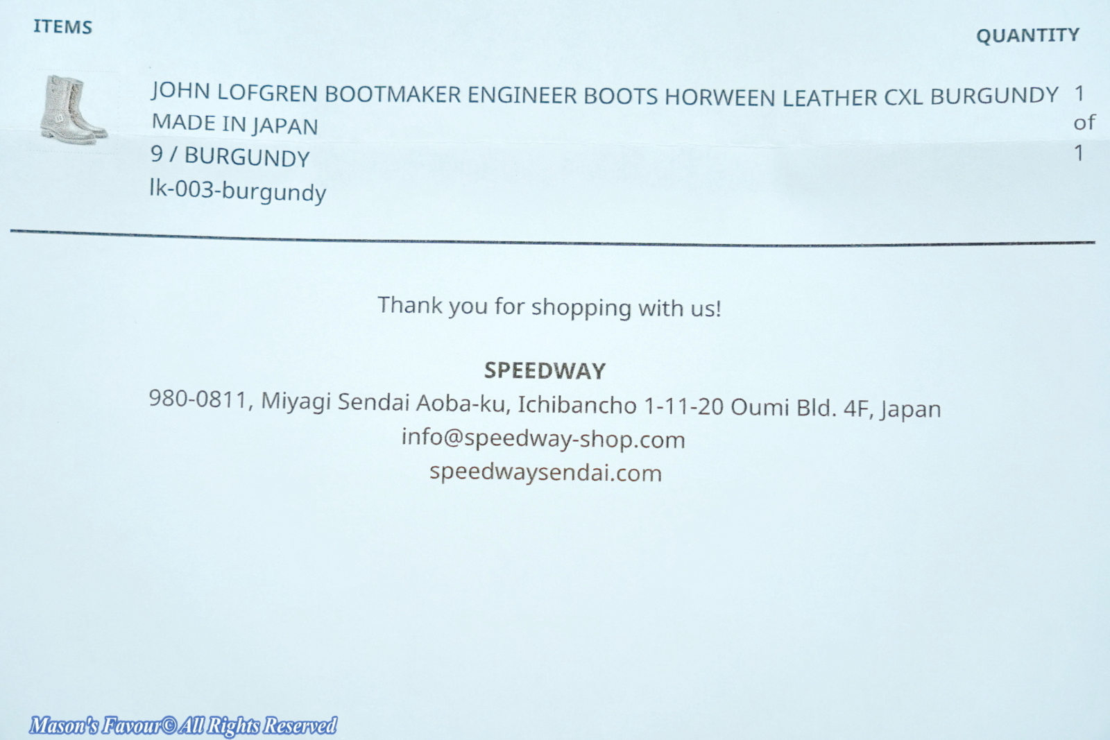 John Lofgren Engineer Boots - Product List of SPEEDWAY Company Retailer in Sendai