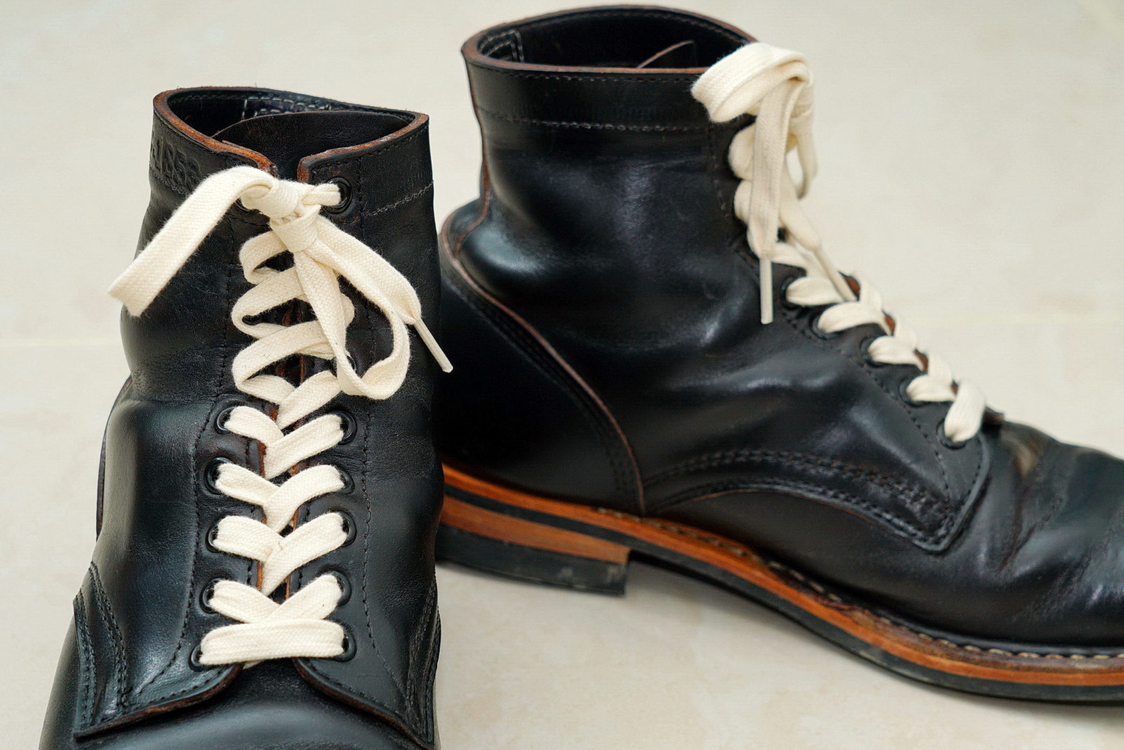 White's MP Service Boots 5Inches Horween CXL BLK 軍警靴， Stylish Pose 8
