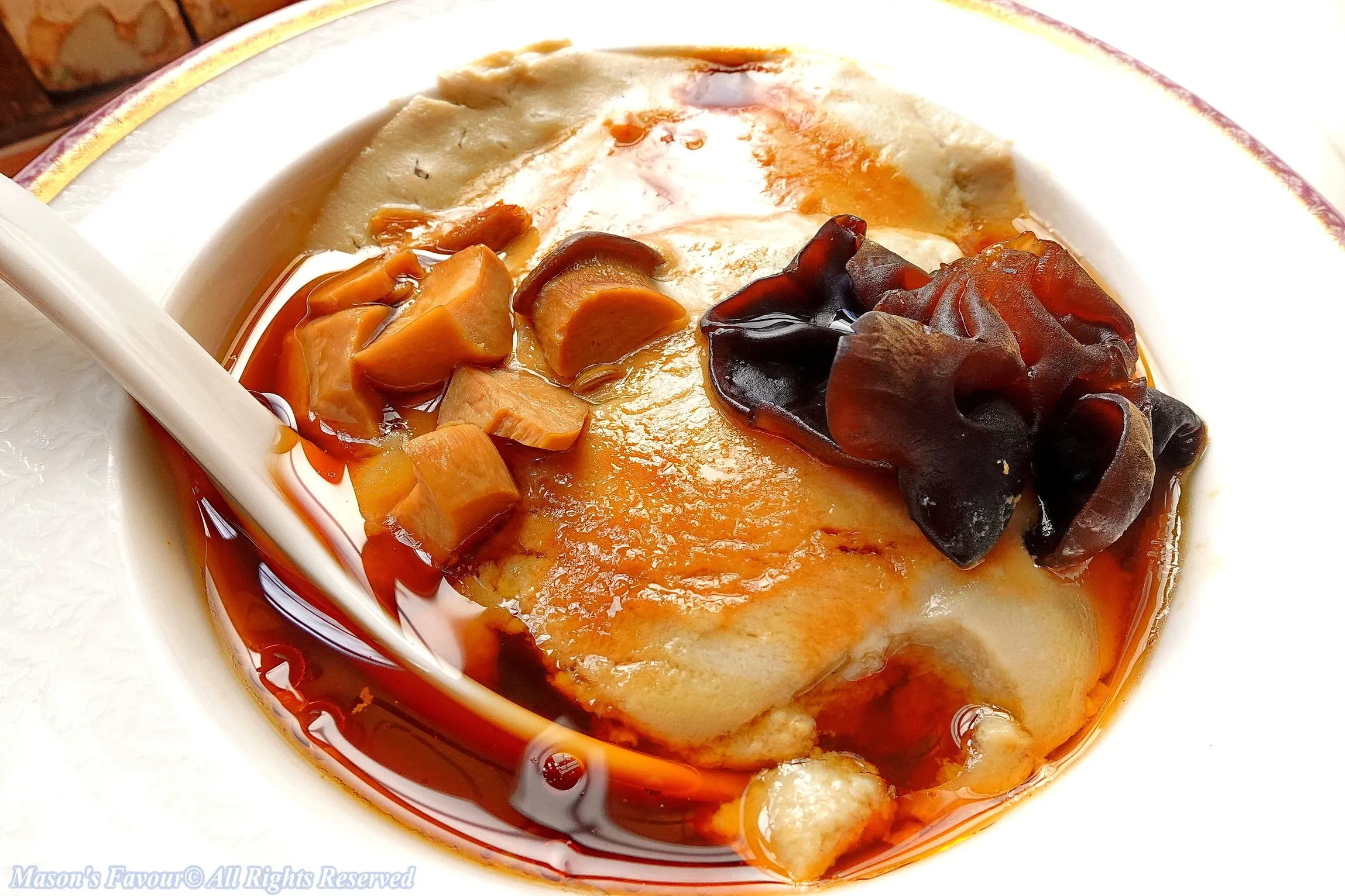 幸福豆雲豆花 (Happy Bean Cloud Tofu Pudding) - 胡麻絲綢豆腐(Flax Tofu Pudding) 2