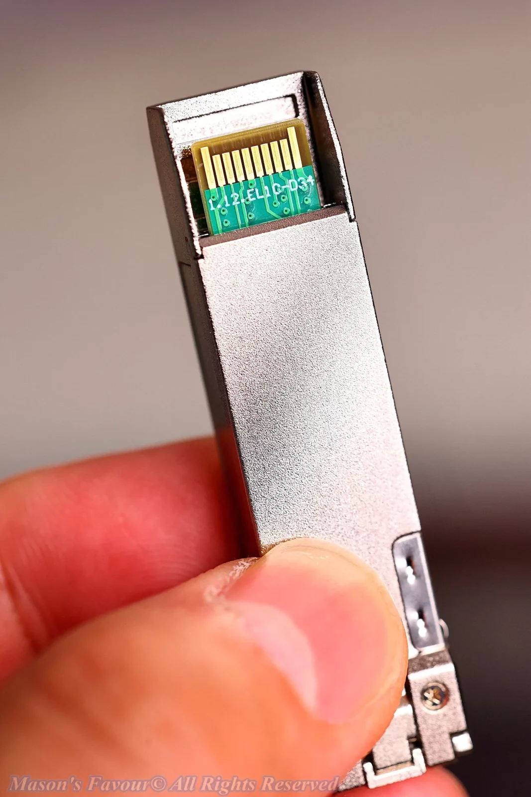 MikroTik CRS309-1G-8S+IN - Connector 6, SFP+ Transceiver