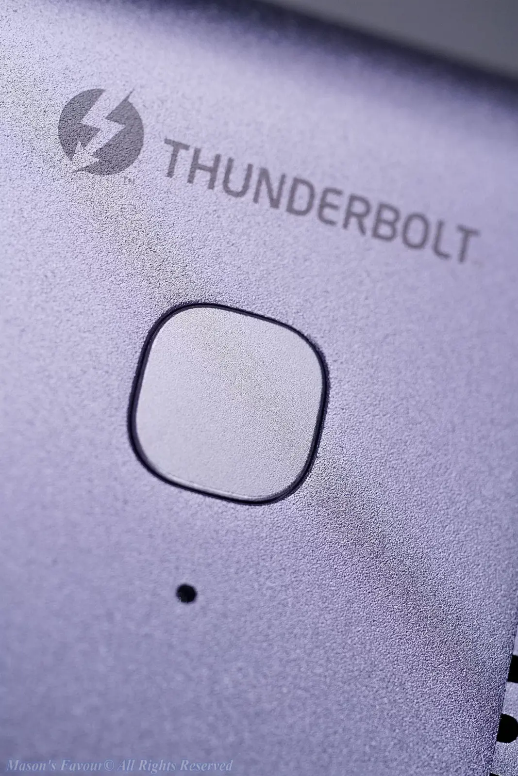 Monitormate TD1 - Front Panel, Enlarged View, Power Button