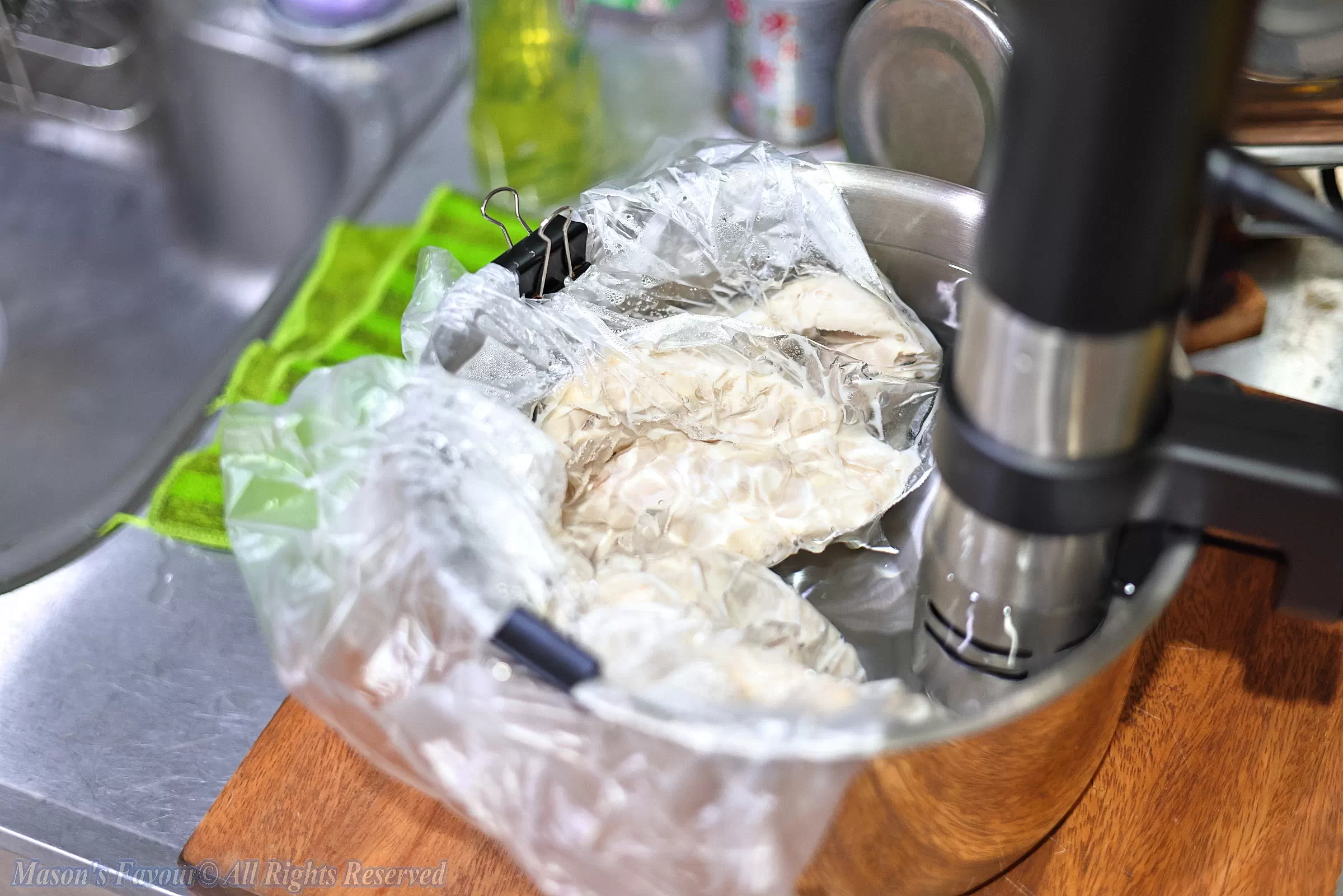 Diary 20221017 - HDPE Sous Vide Bag, Chicken breast cooking application 02