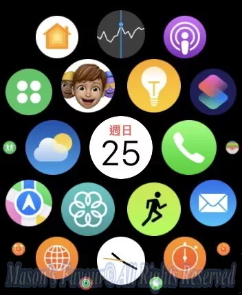 Apple Watch Series 8 - Screenshot, Honeycomb Home Screen 2