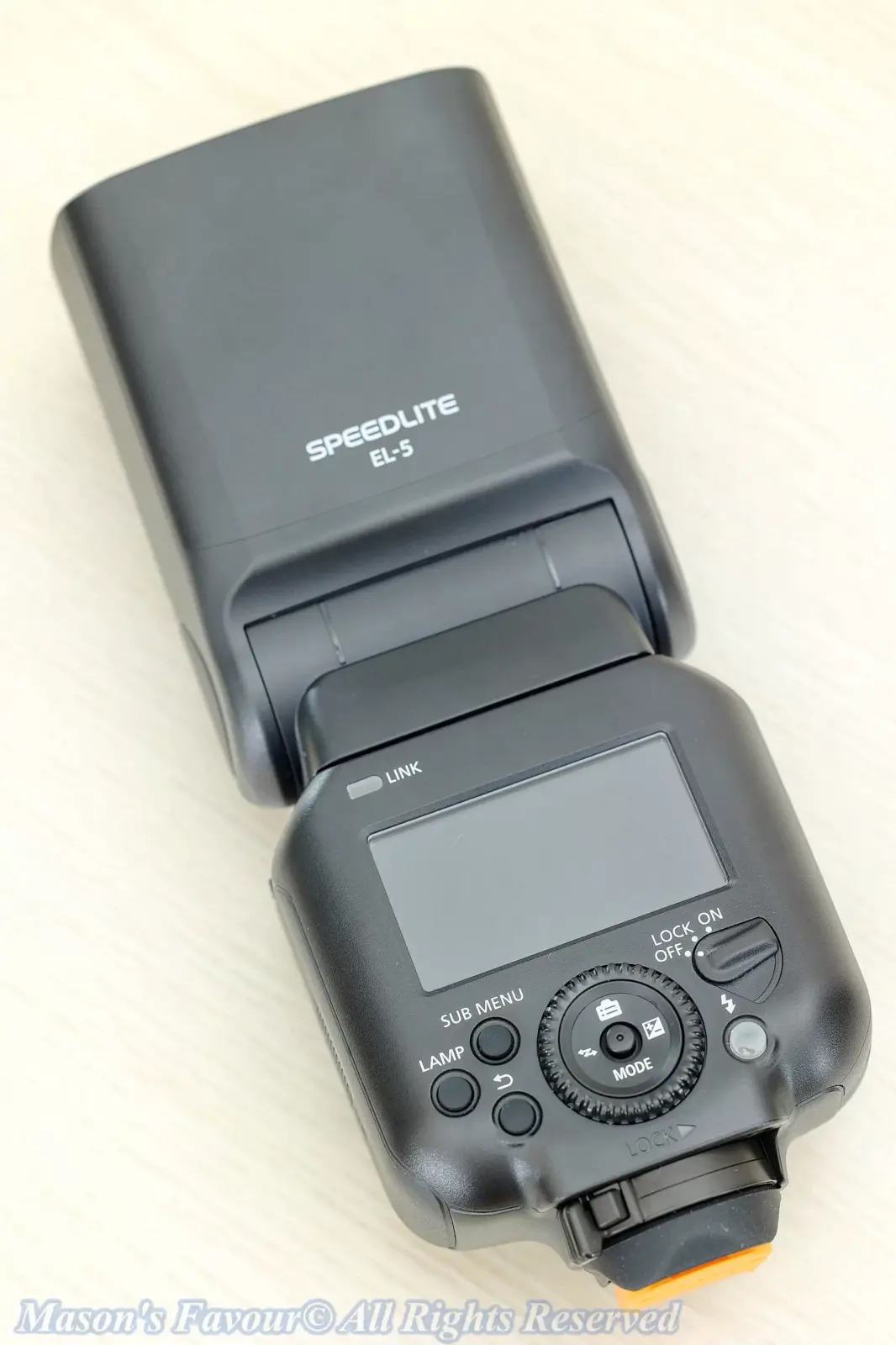Canon Speedlite EL-5 - Rear Perspective 1