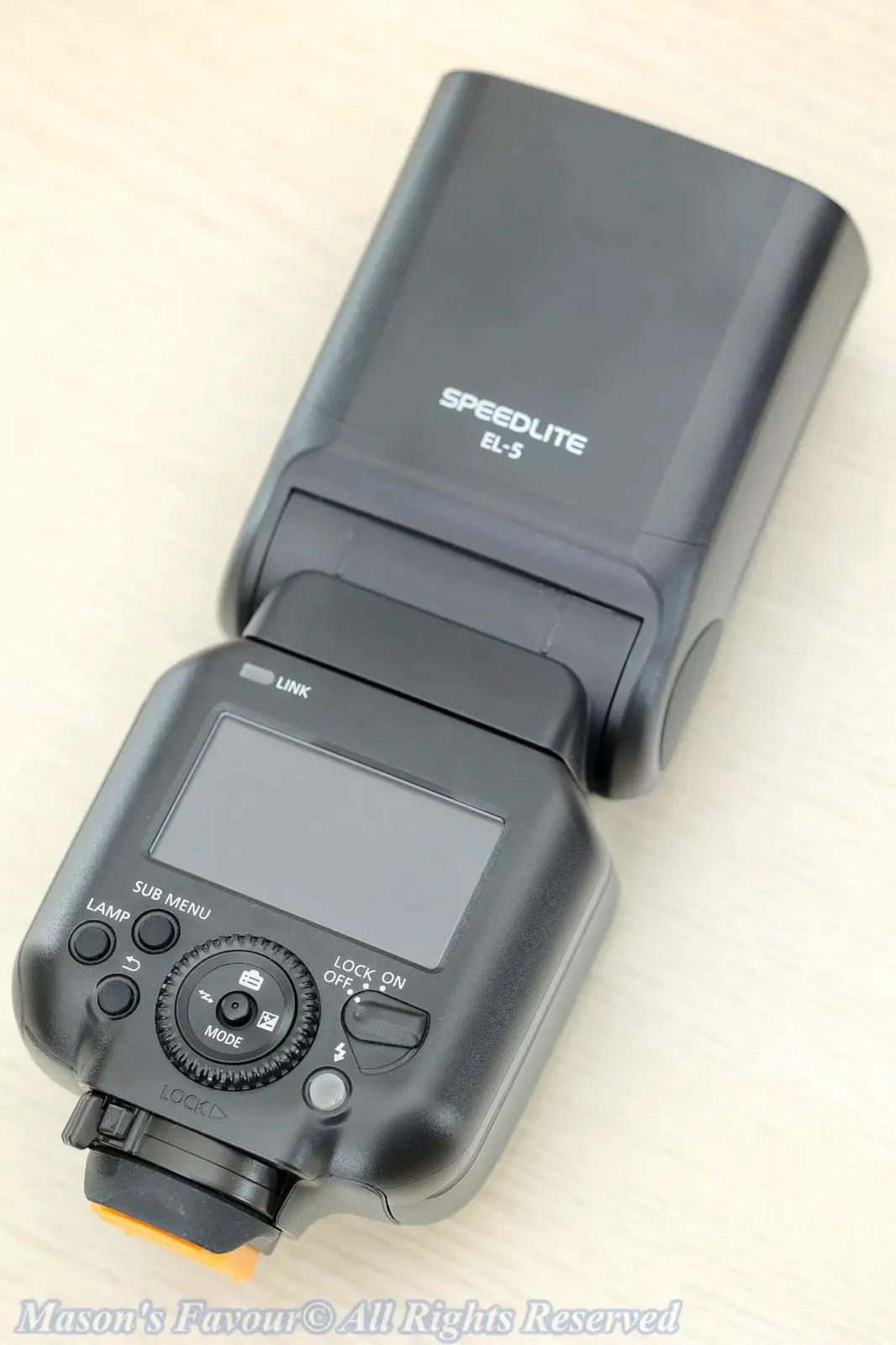 Canon Speedlite EL-5 - Rear Perspective 2