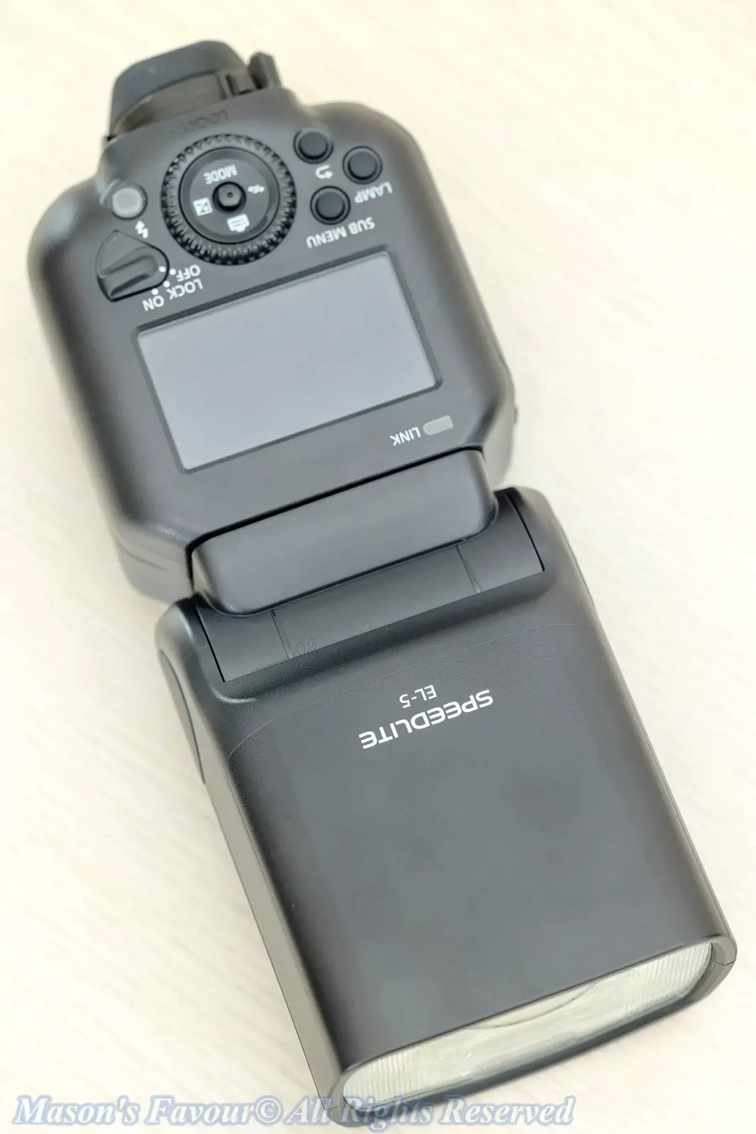 Canon Speedlite EL-5 - Rear Perspective 3