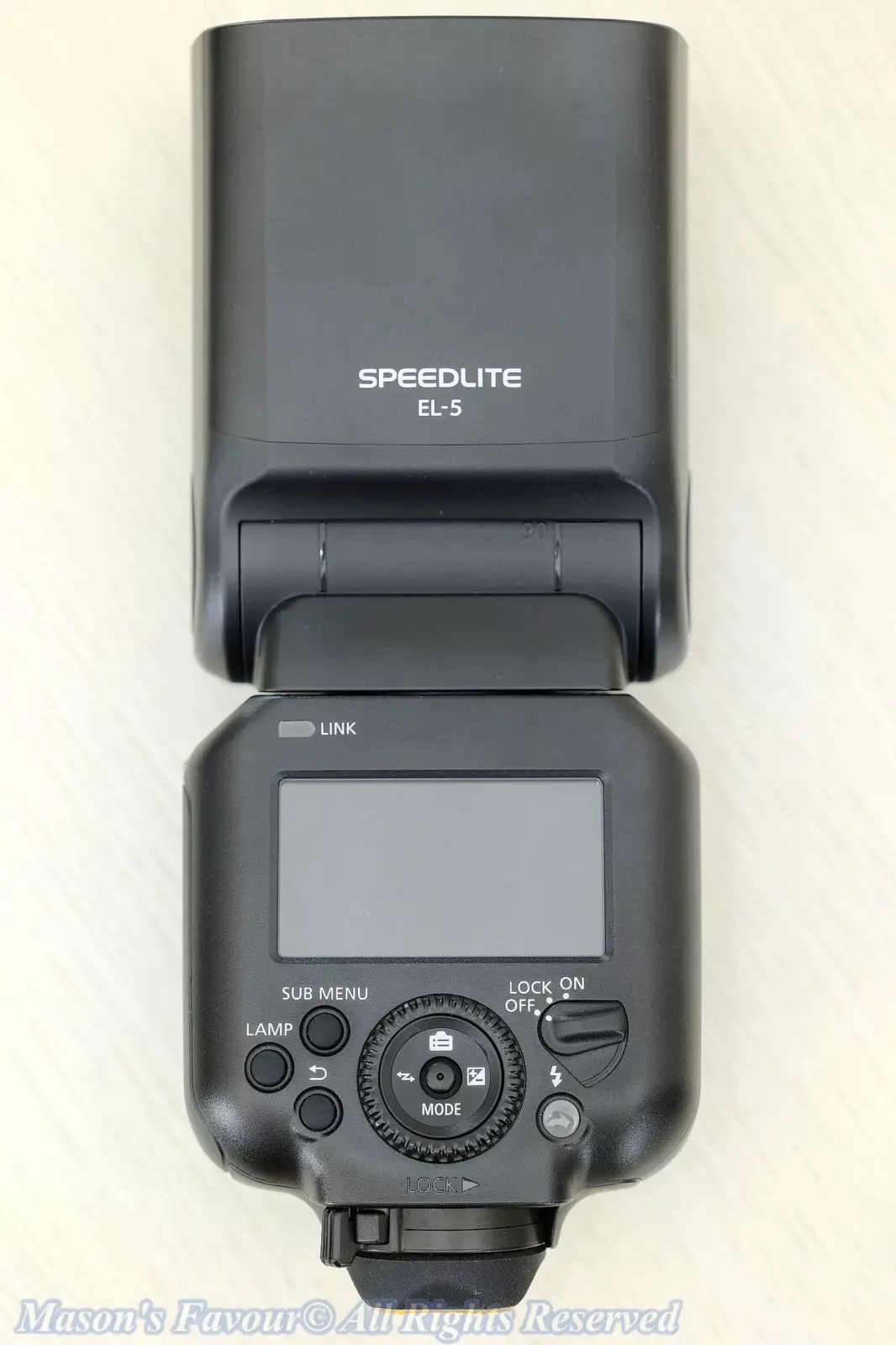 Canon Speedlite EL-5 - Rear