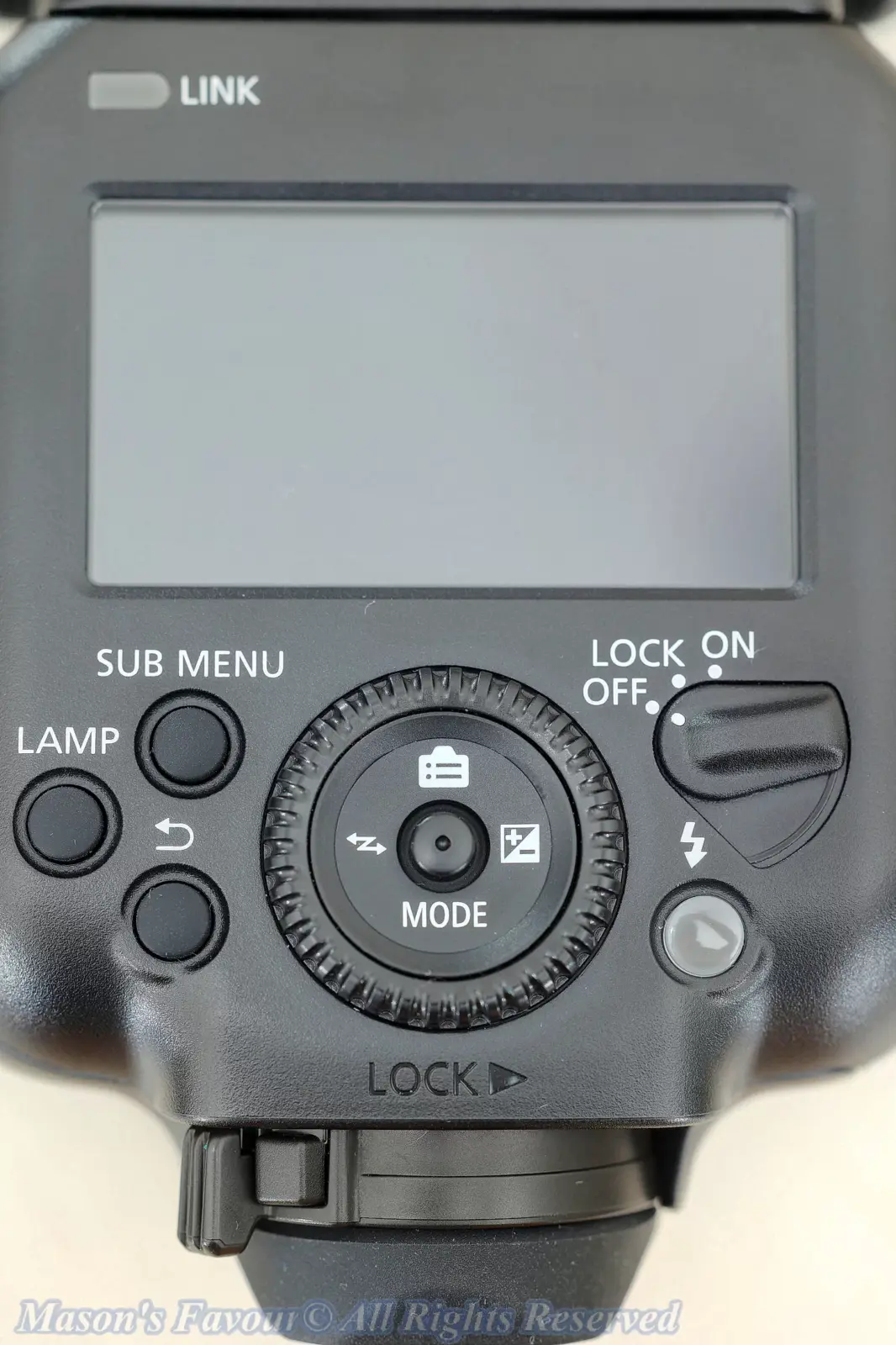 Canon Speedlite EL-5 - Display and Operation Interface 1