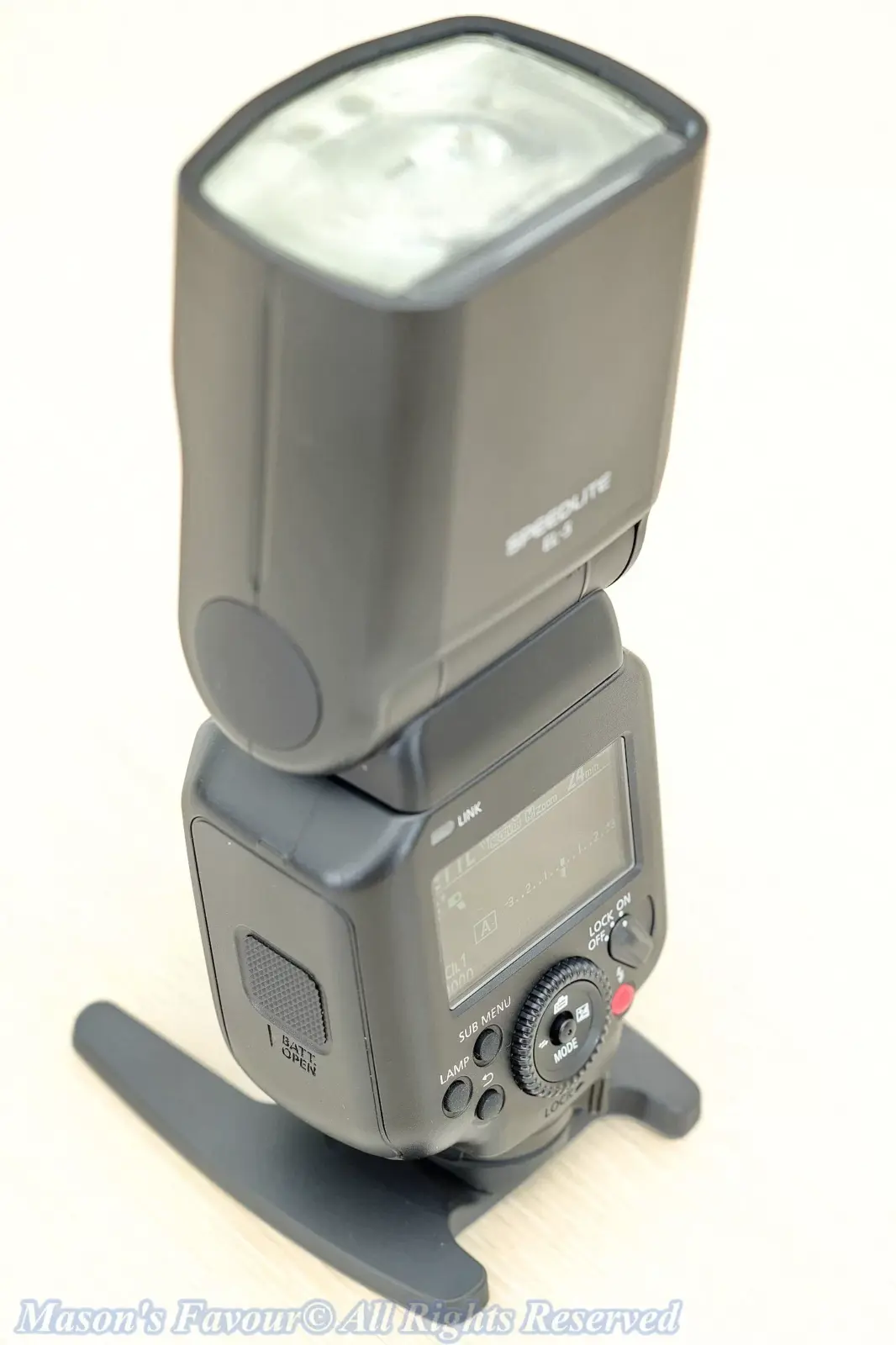 Canon Speedlite EL-5 - EL-5 on Flashgun Stand 2