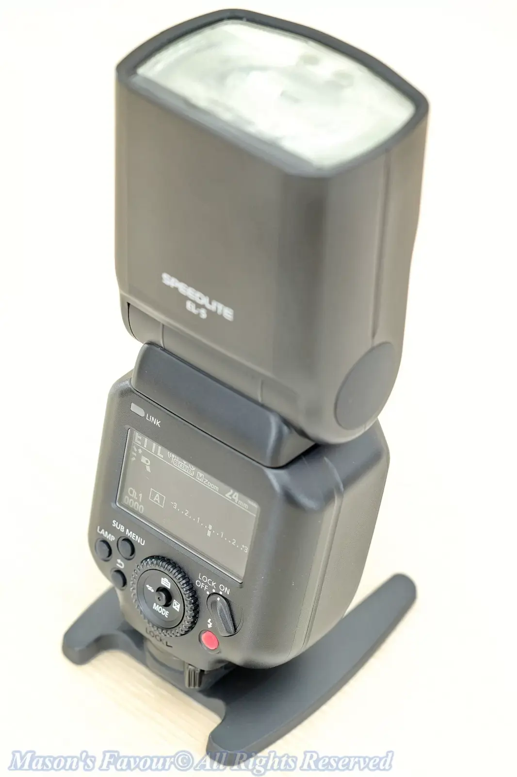 Canon Speedlite EL-5 - EL-5 on Flashgun Stand 3