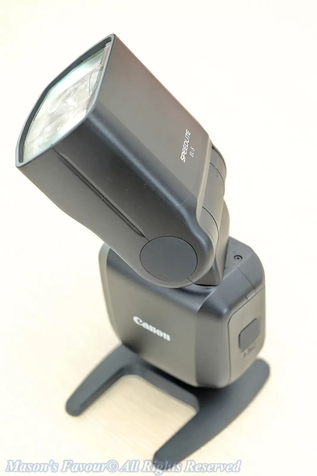 Canon Speedlite EL-5 - EL-5, which swivels and tilts its Head, on Flashgun Stand 1