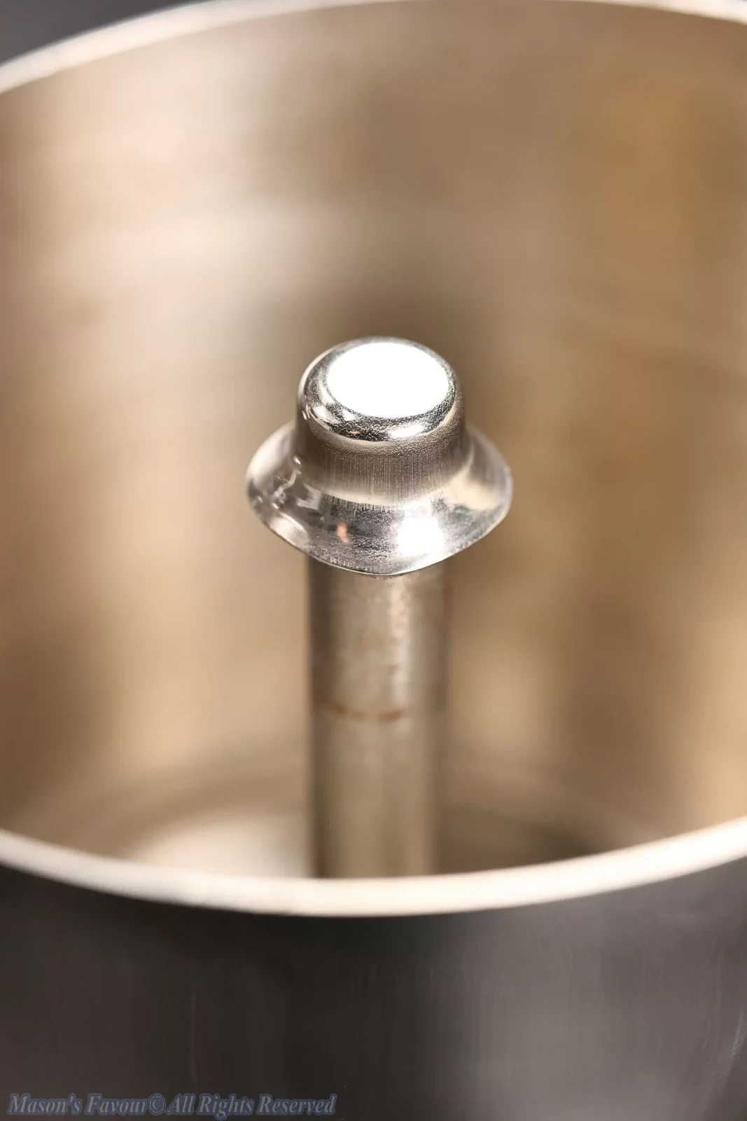 Giannini Restyling Moka Pot 6 Cups - Top Pot Part, Steam Column, Enlarged View