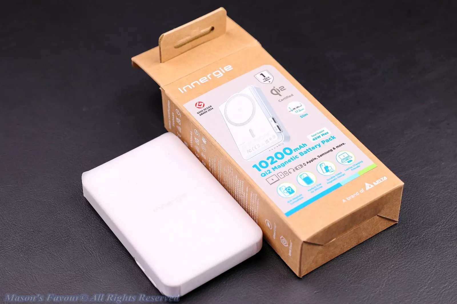 Innergie Qi2 Magnetic Battery Pack 10200mAh - Unboxing 2