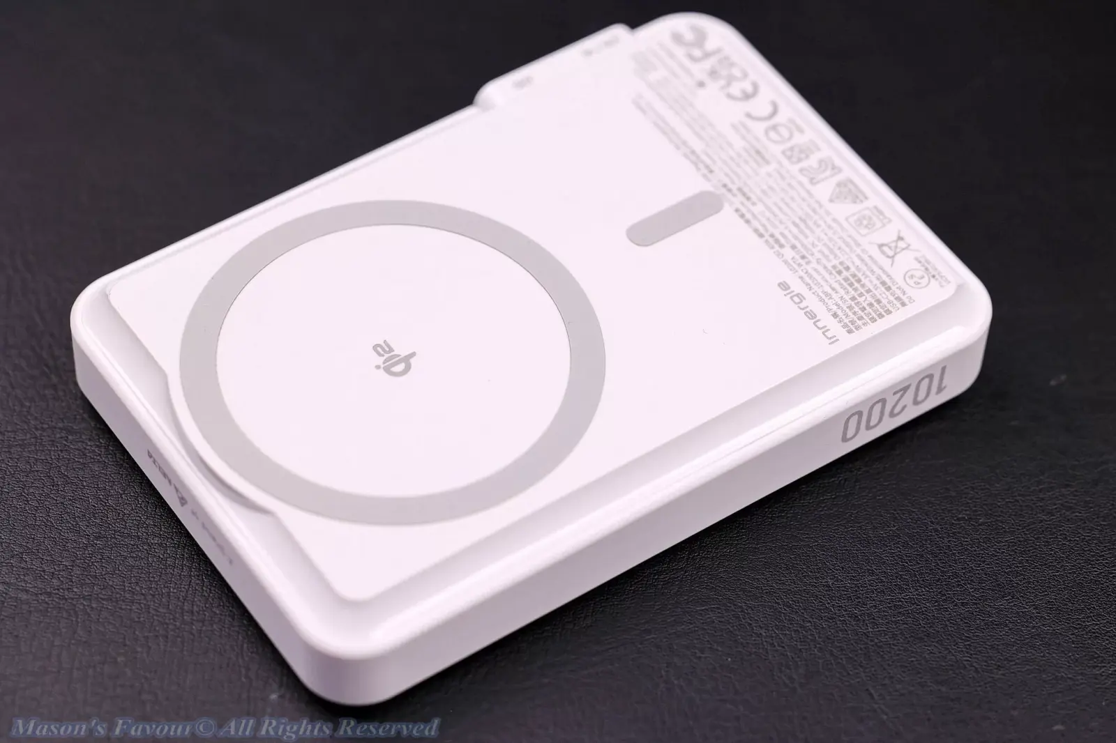 Innergie Qi2 Magnetic Battery Pack 10200mAh - Rear Perspective 2