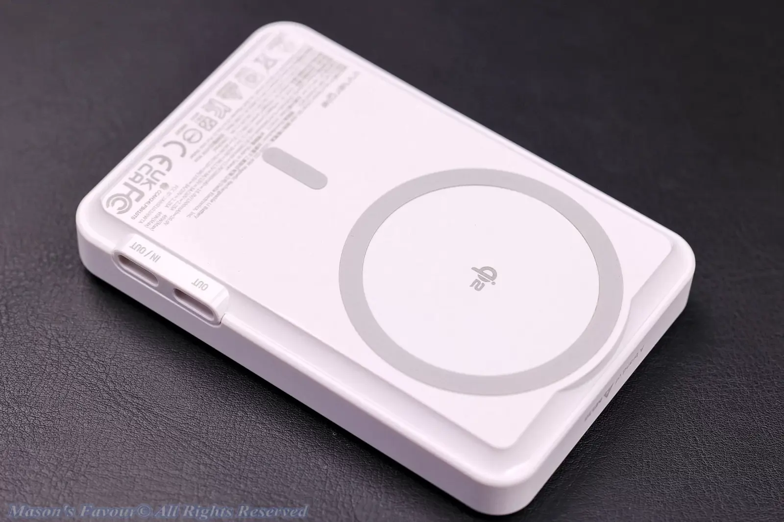 Innergie Qi2 Magnetic Battery Pack 10200mAh - Rear Perspective 3