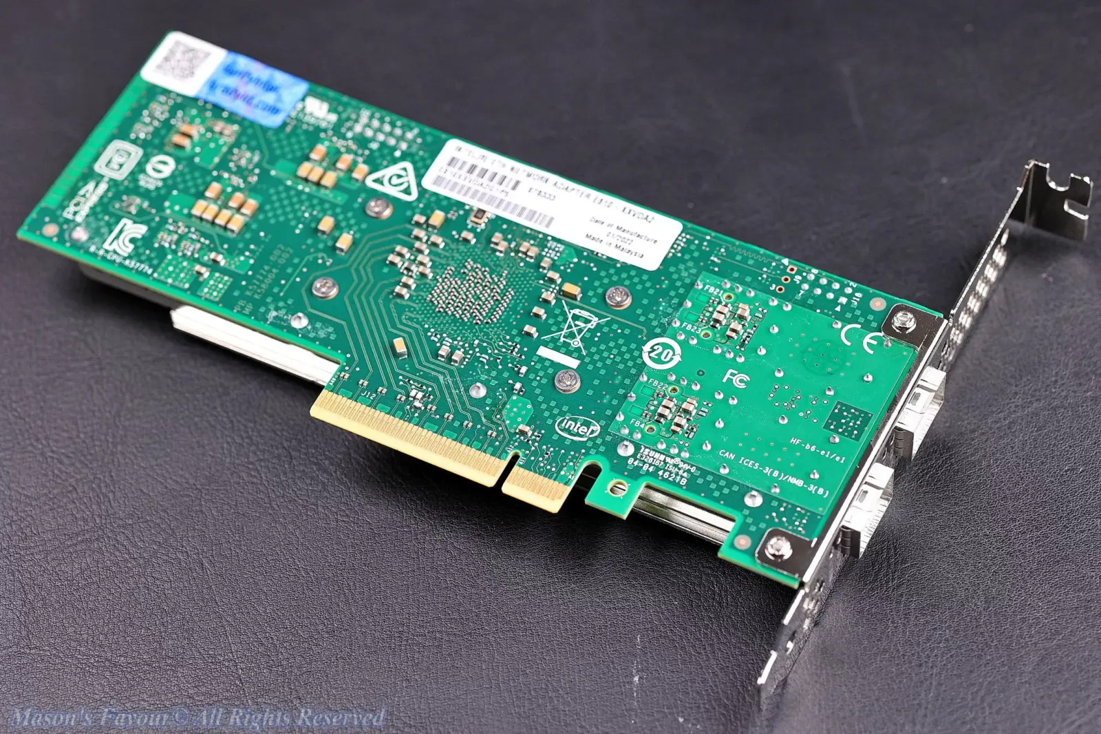 Intel E810-XXV 25GbE SFP28 NIC - Rear Perspective 4