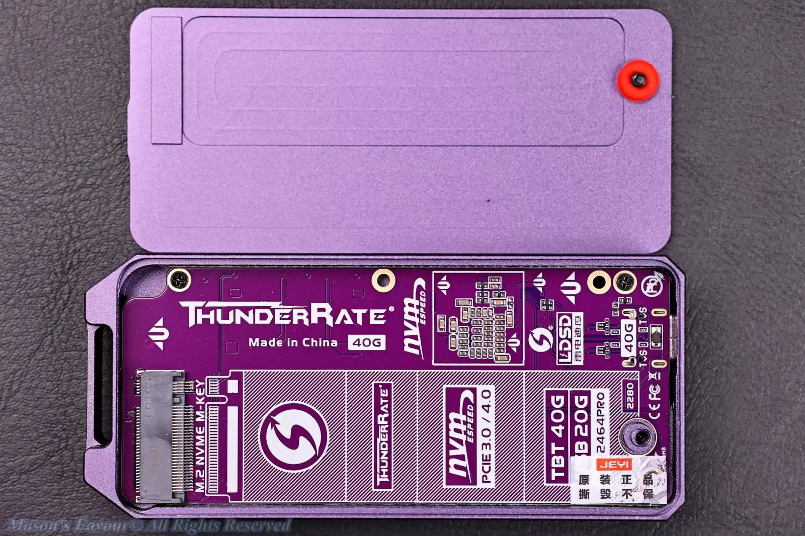 JEYI USB4 SSD Enclosure - PCB