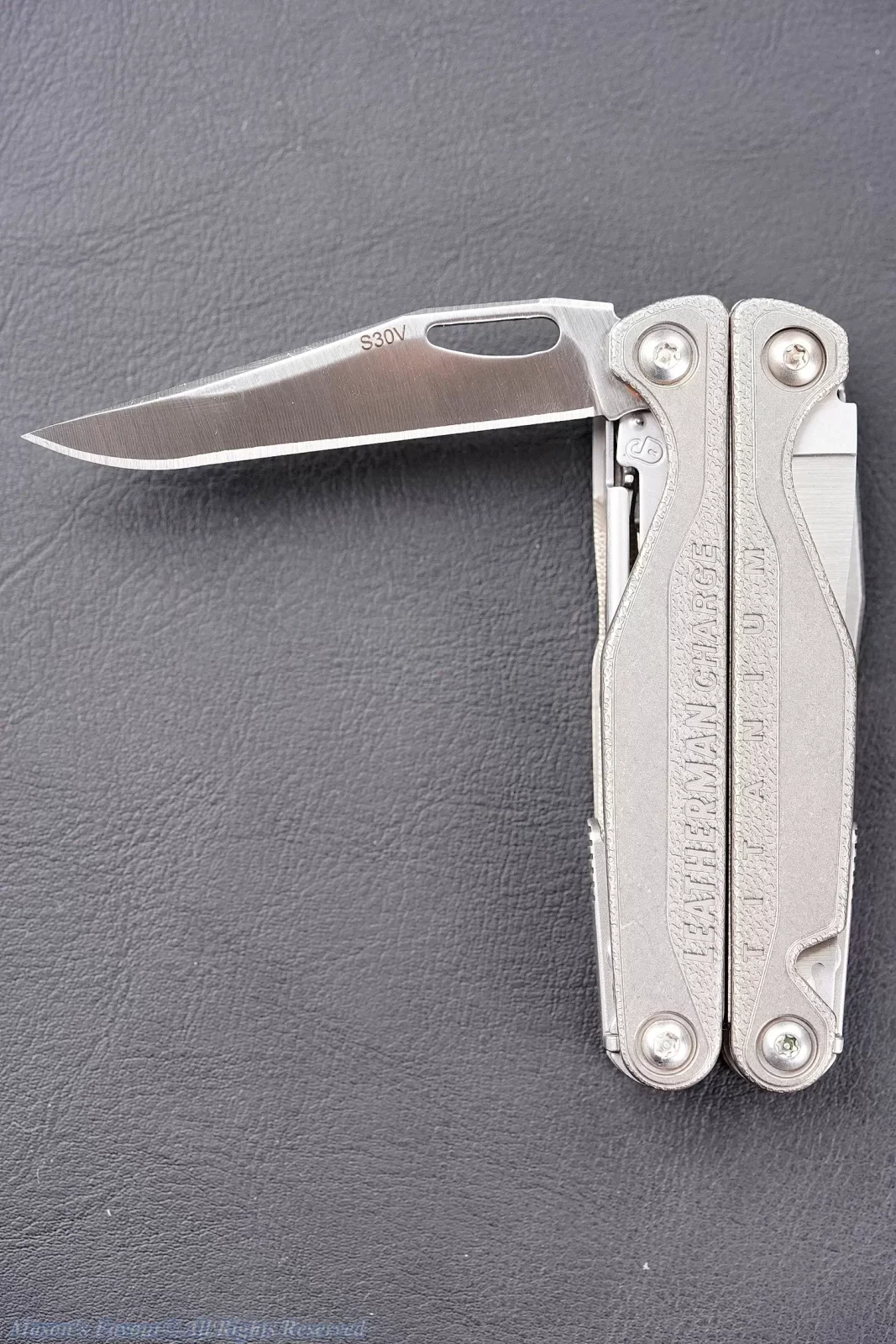 Leatherman Charge+ TTI - S30V Knife, being opened
