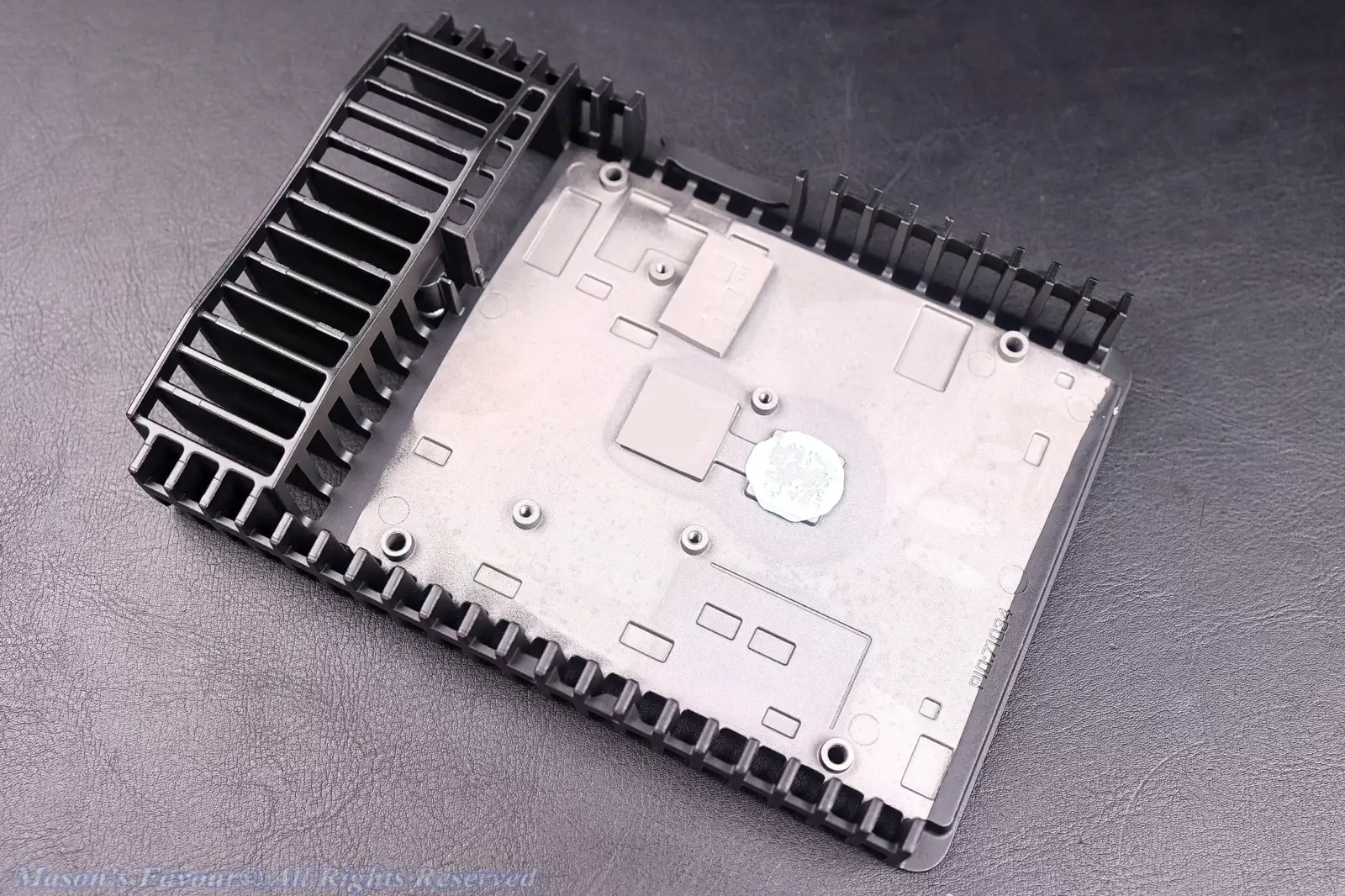MikroTik CRS304-4XG-IN - Bottom Heatsink Base, Perspective 2