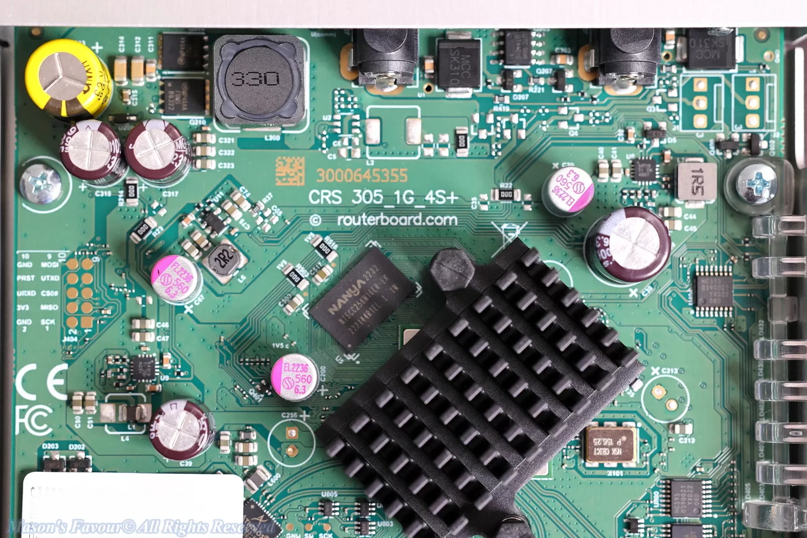 MikroTik CRS305-1G-4S+IN - Circuit Board Layout