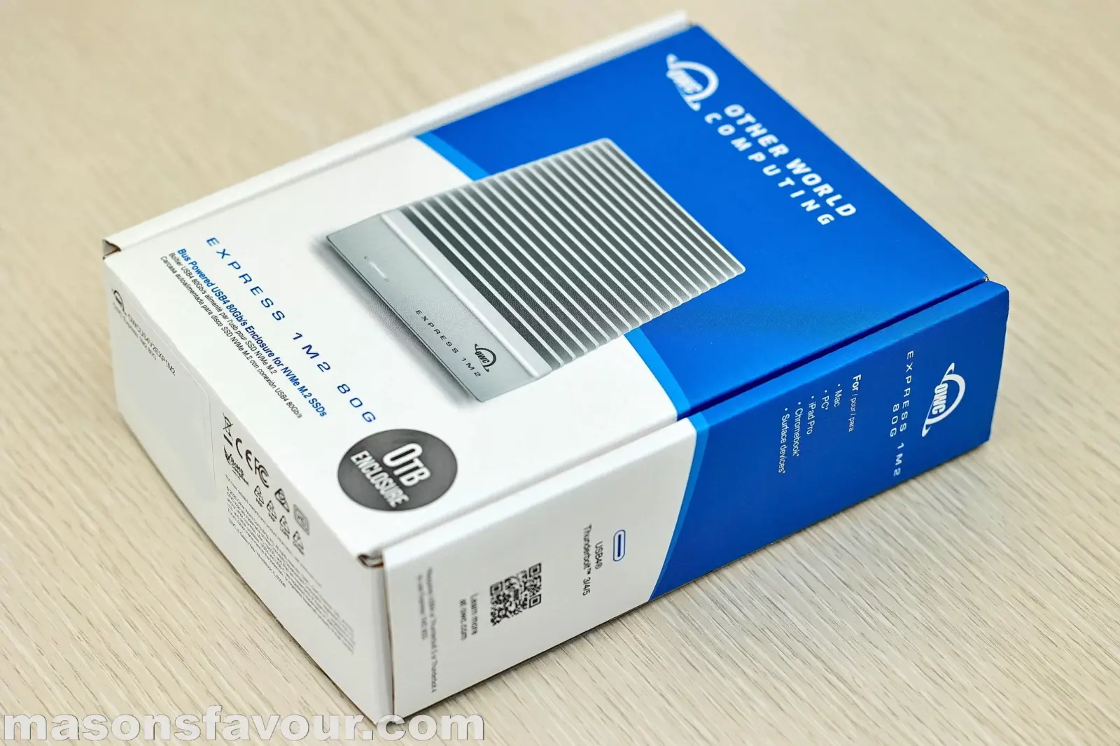 OWC 1M2 80G NVME SSD Enclosure - Box 1