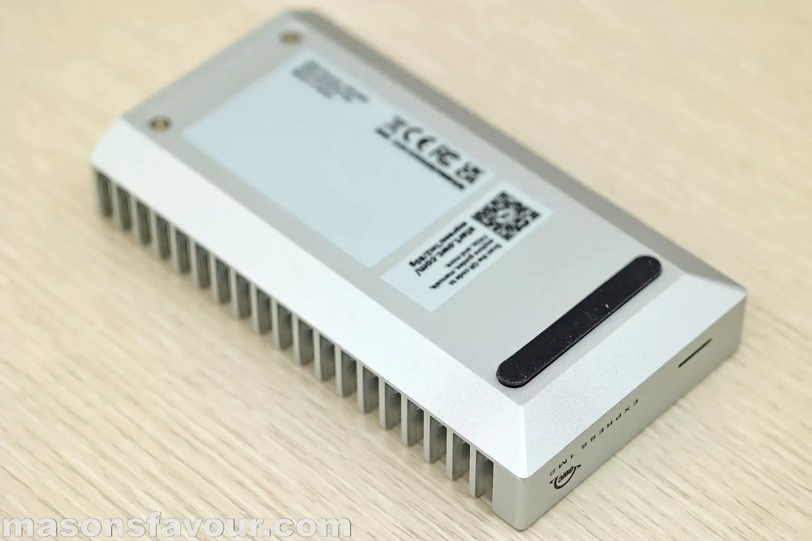 OWC 1M2 80G NVME SSD Enclosure - Bottom Perspective 4