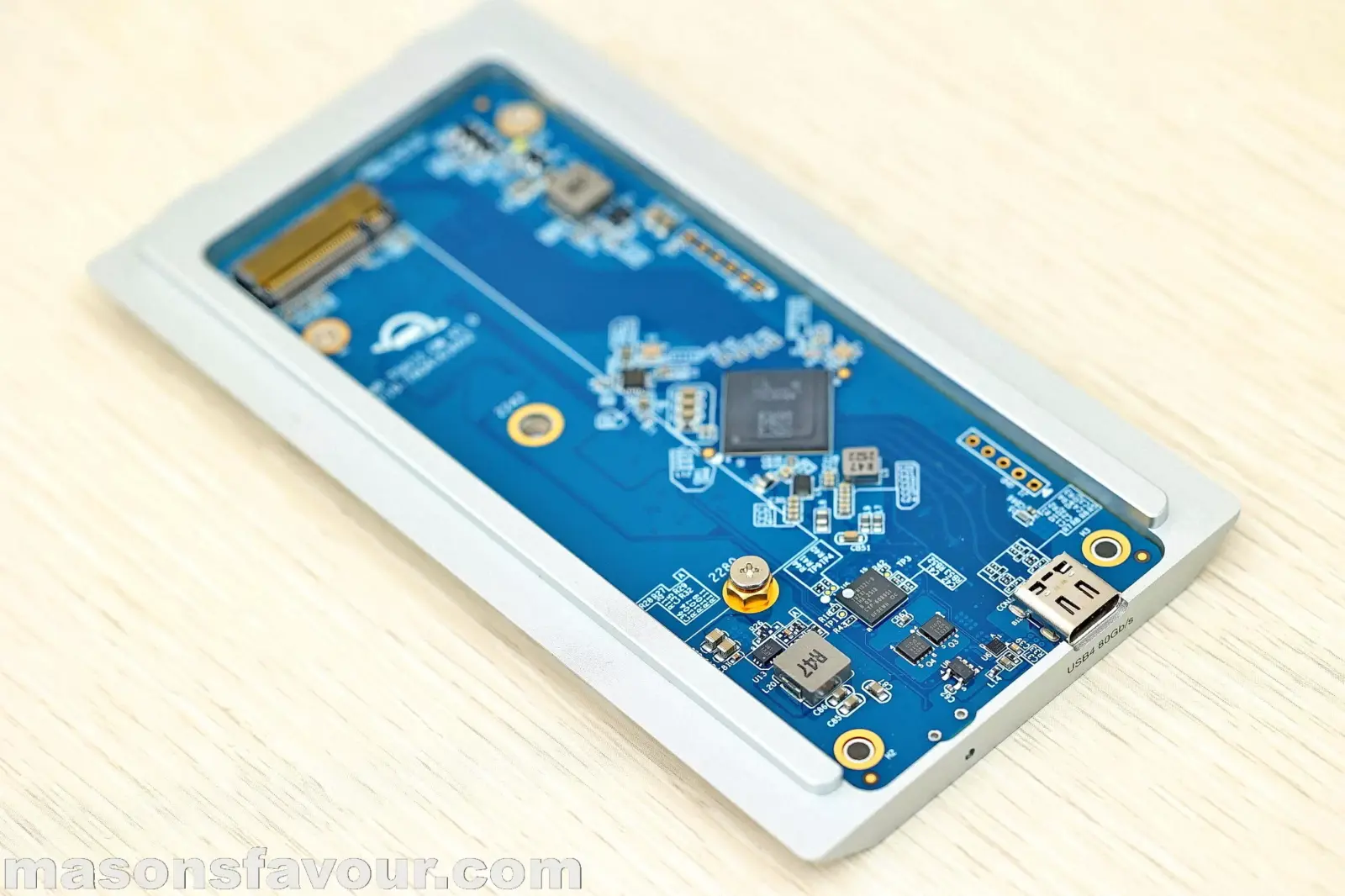 OWC 1M2 80G NVME SSD Enclosure - PCB & Bottom Heatsink Base 4