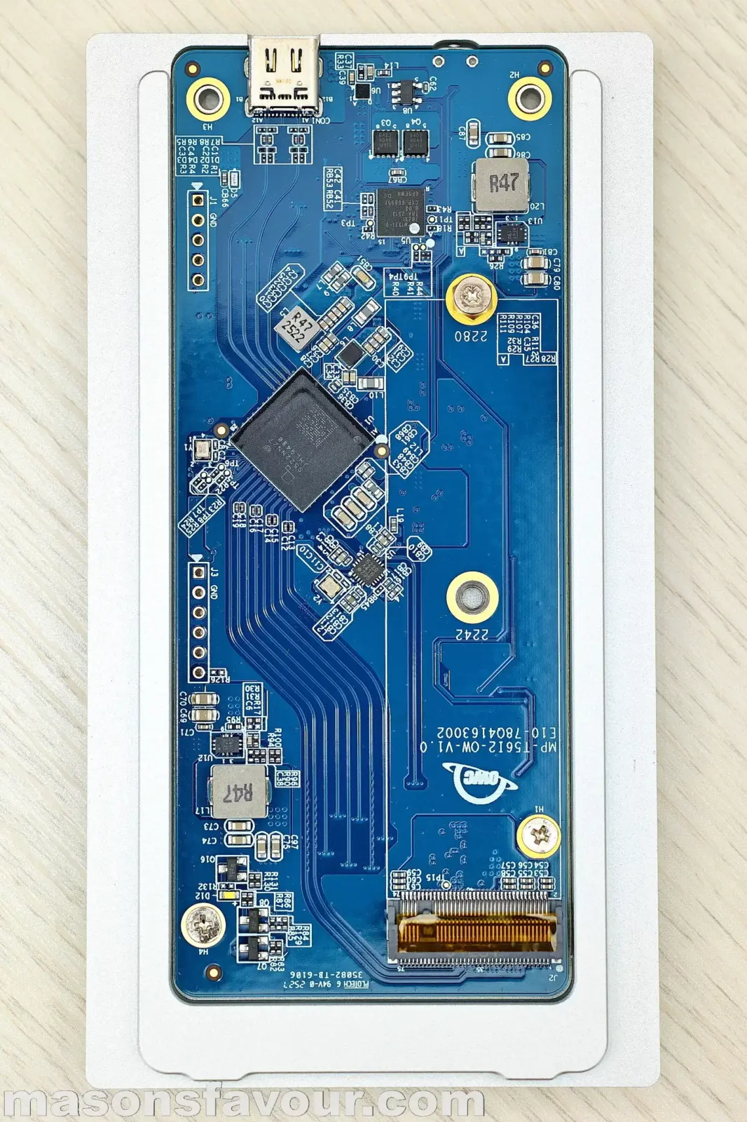 OWC 1M2 80G NVME SSD Enclosure - PCB & Bottom Heatsink Base 5