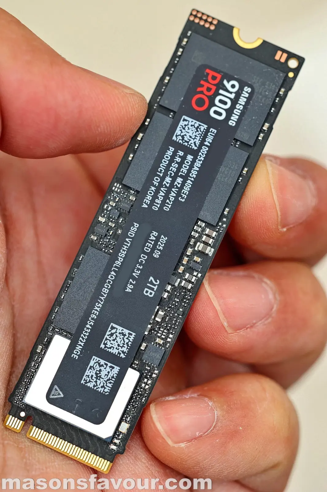 OWC 1M2 80G NVME SSD Enclosure - Samsung 9100 Pro NVME SSD, Hand-On 2