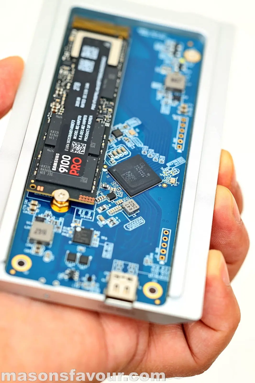 OWC 1M2 80G NVME SSD Enclosure - Samsung 9100 Pro NVME SSD, Installation Accomplishment, Hand-On 1