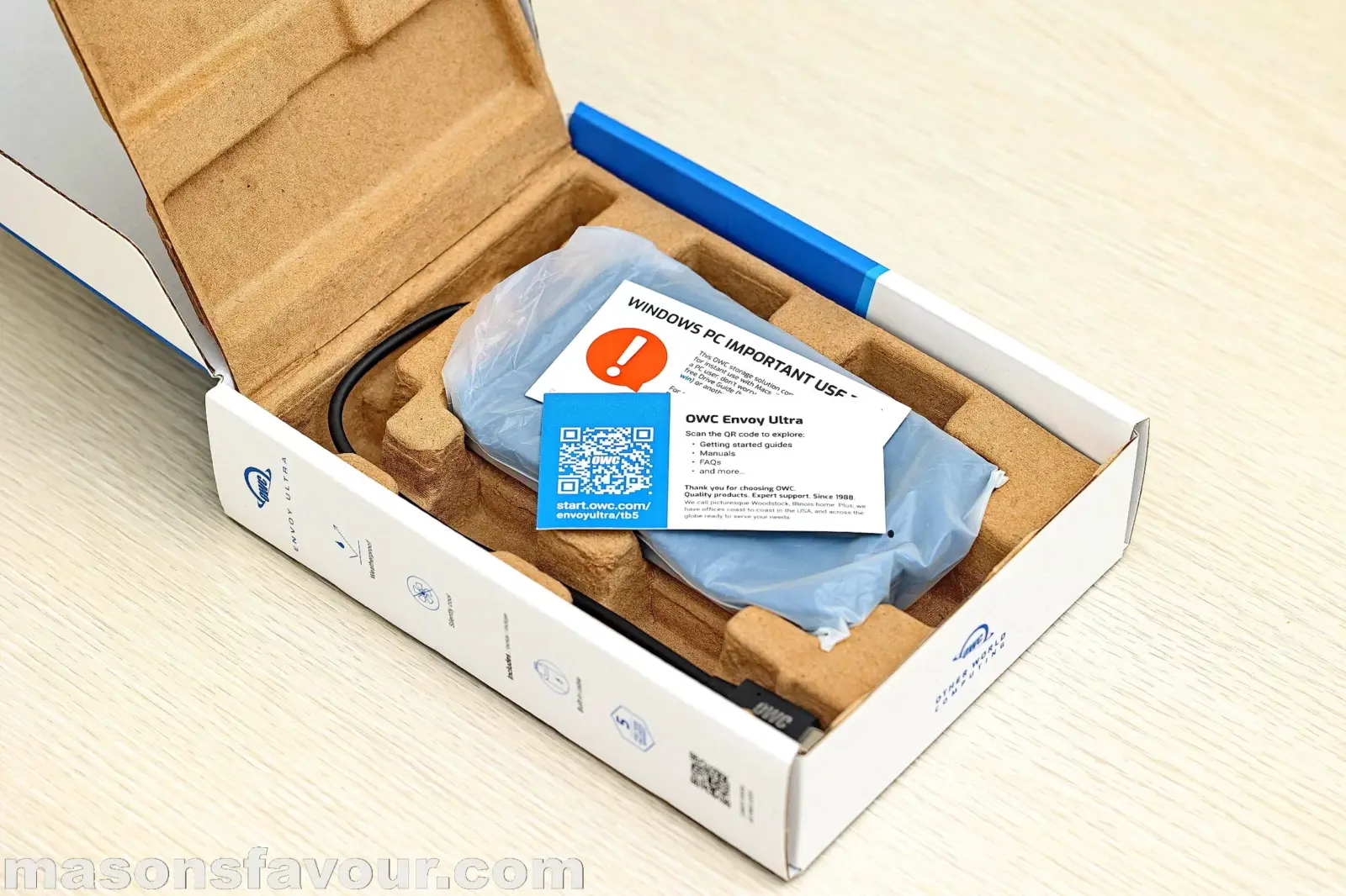 OWC Envoy Ultra Thunderbolt 5 SSD - Unboxing 1