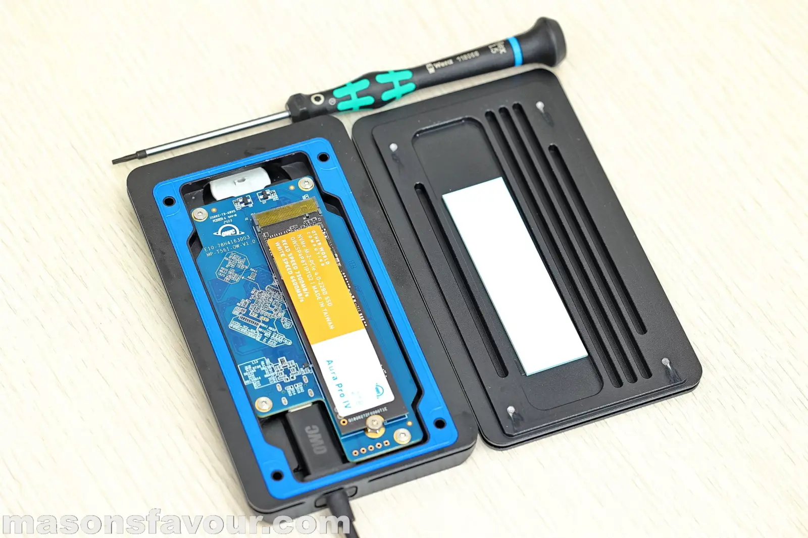 OWC Envoy Ultra Thunderbolt 5 SSD - Teardown, SSD inside