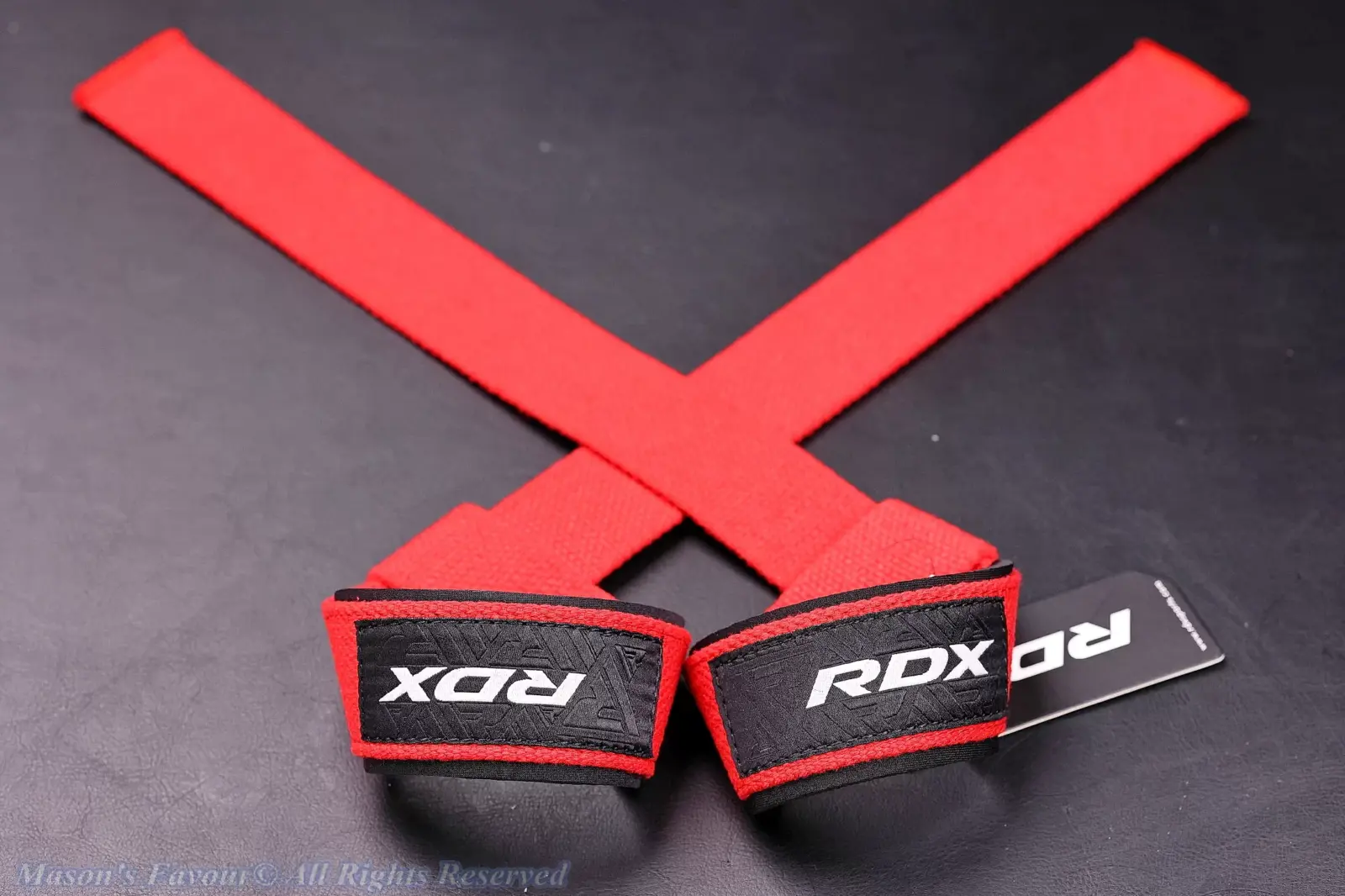 RDX S4 Weightlifting Wrist Straps - Wrapping state 2