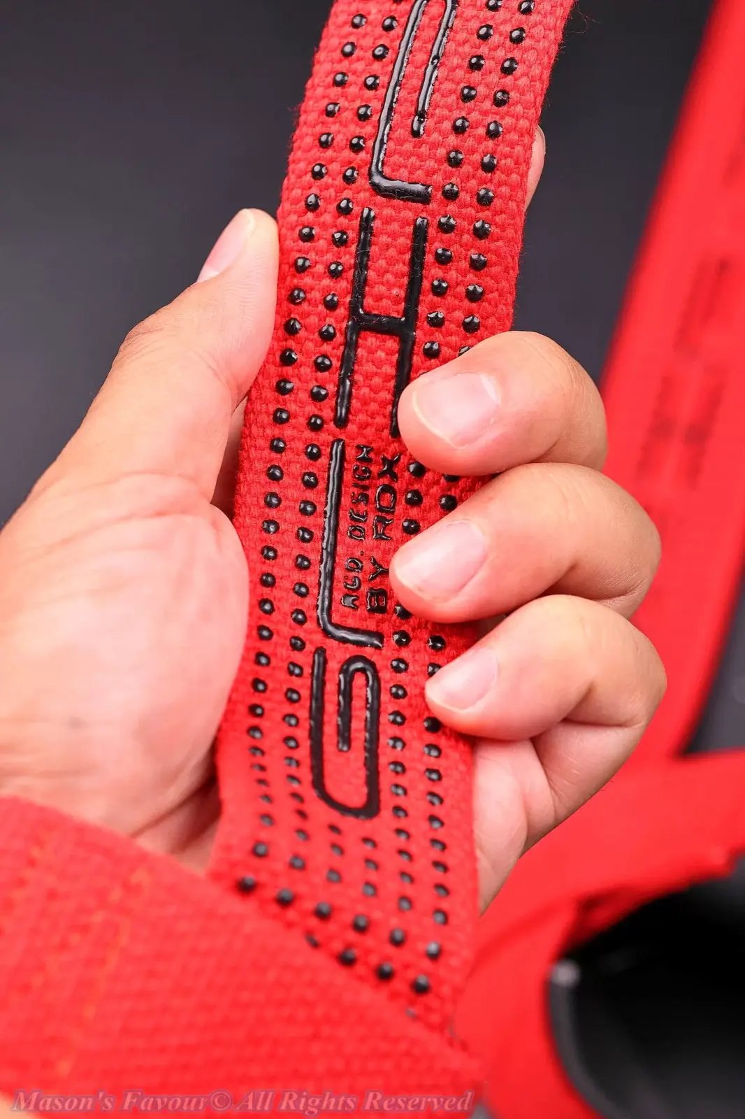 RDX S4 Weightlifting Wrist Straps - Wrapping on My Wrist 2