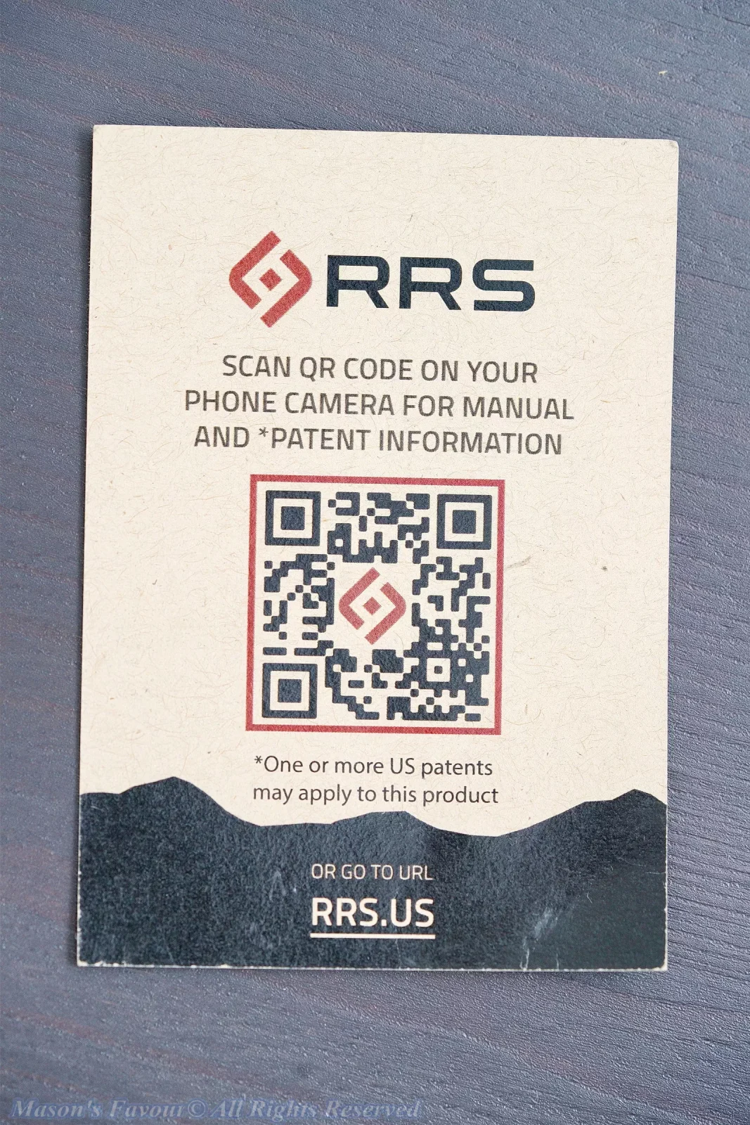 Really Right Stuff (RRS) BH-55 PCLR Ball Head - Card