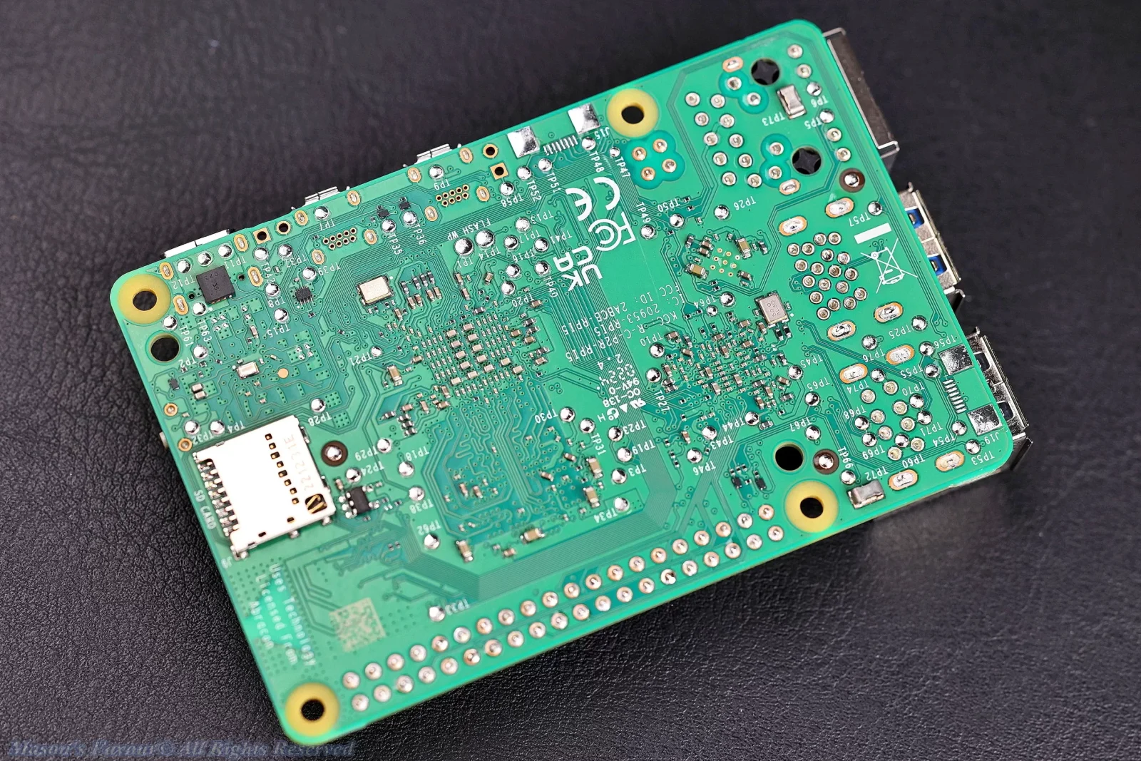 Raspberry Pi 5 - Rear Perspective 2