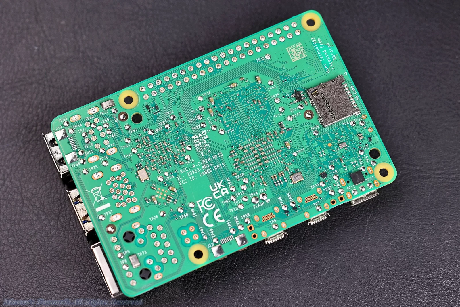 Raspberry Pi 5 - Rear Perspective 4