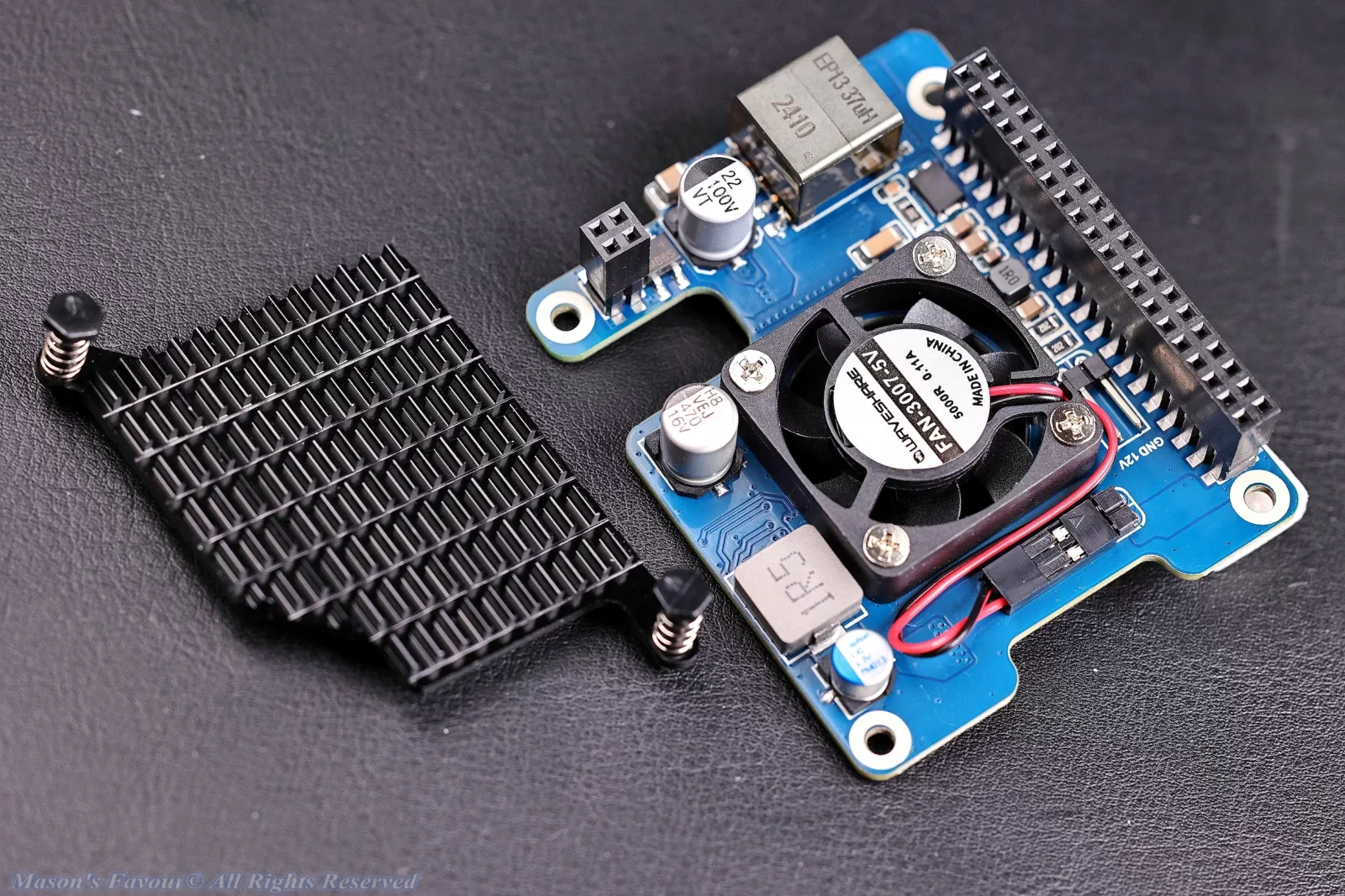 Raspberry Pi 5 - Waveshare POE+HAT & CPU Heatsink