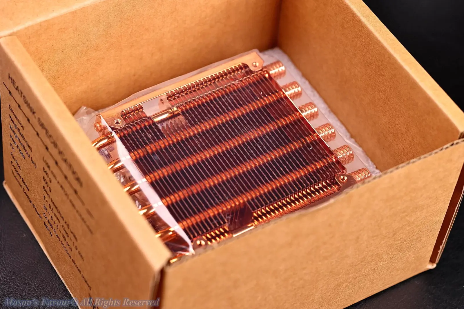 Thermalright AXP-100 Full Copper - Heatsink inside the Box