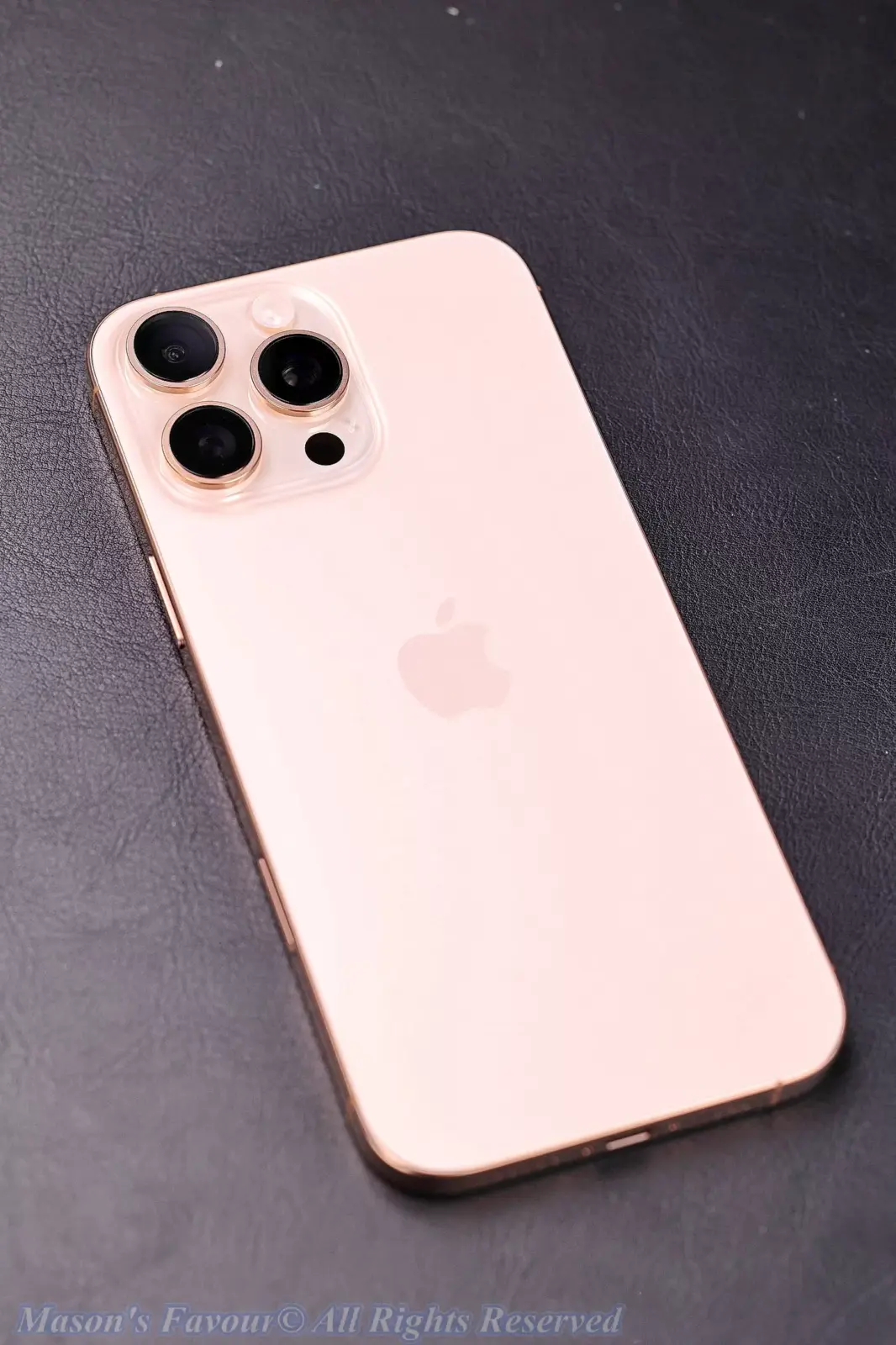 iPhone 16 Pro Max, Desert Titanium - Perspective 5, Rear Camera Module