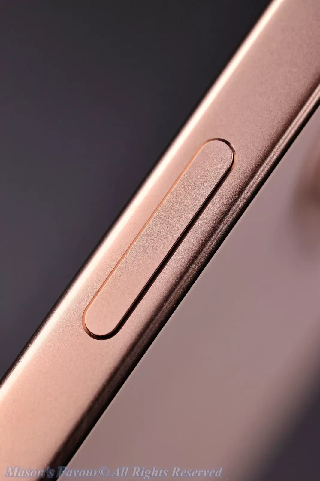 iPhone 16 Pro Max, Desert Titanium - Enlarged View, Power Button