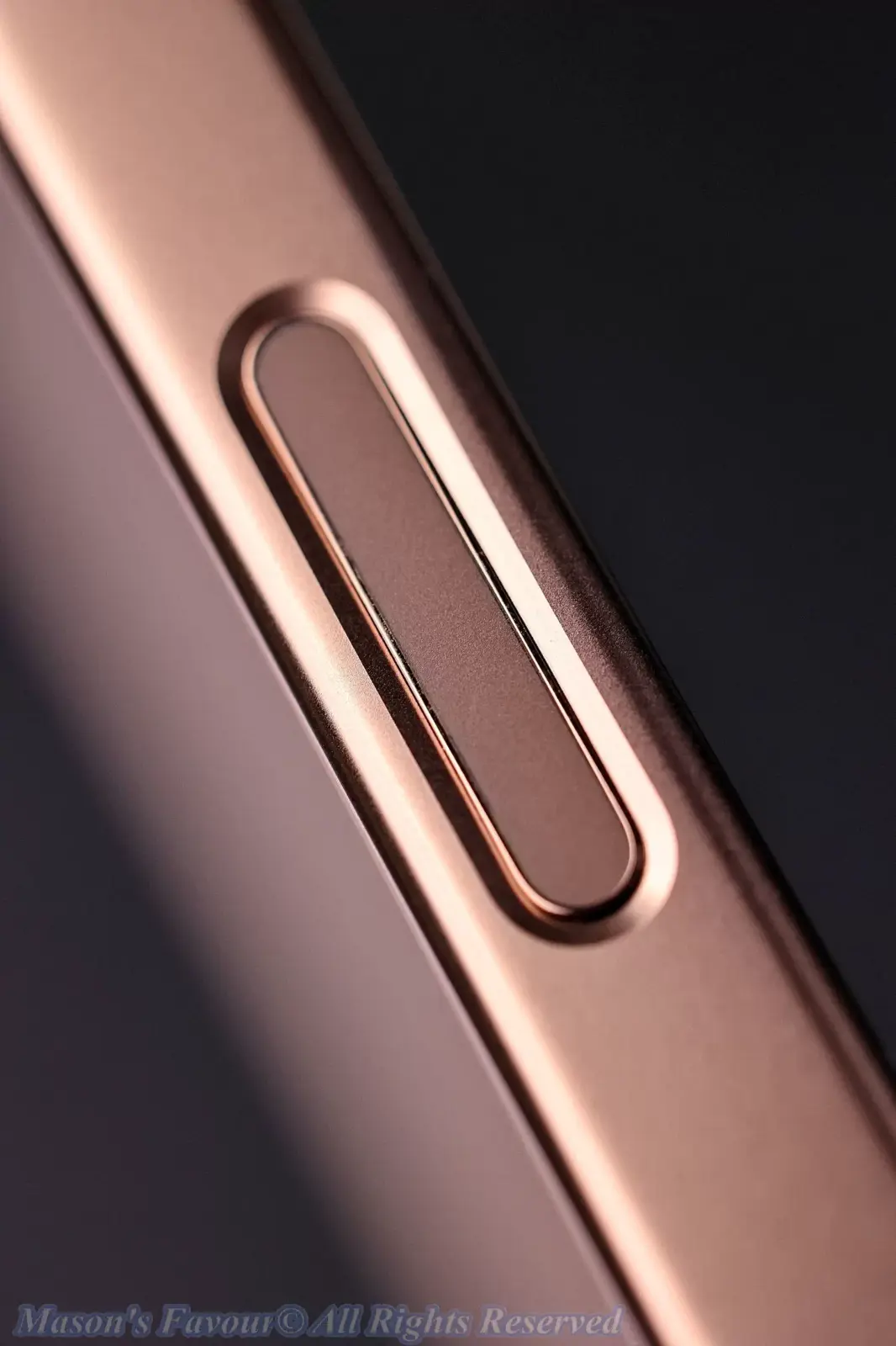 iPhone 16 Pro Max, Desert Titanium - Enlarged View, Camera Shutter Button