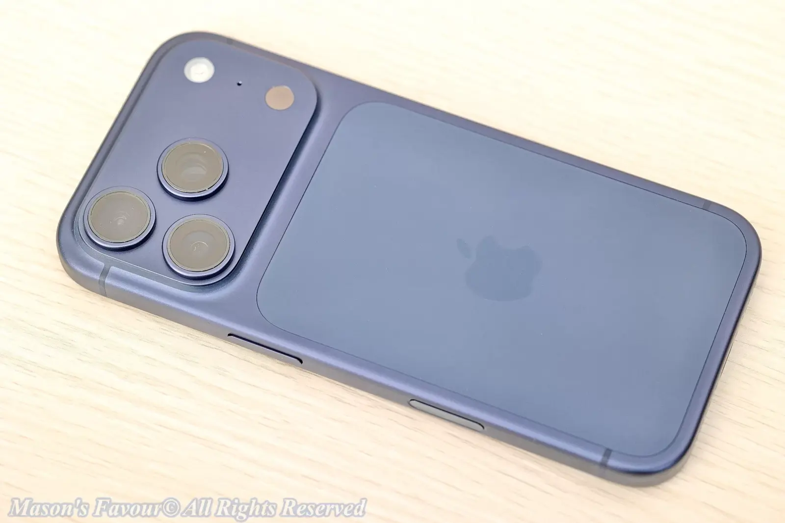 iPhone 17 Pro Deep Blue - Rear Perspective 4