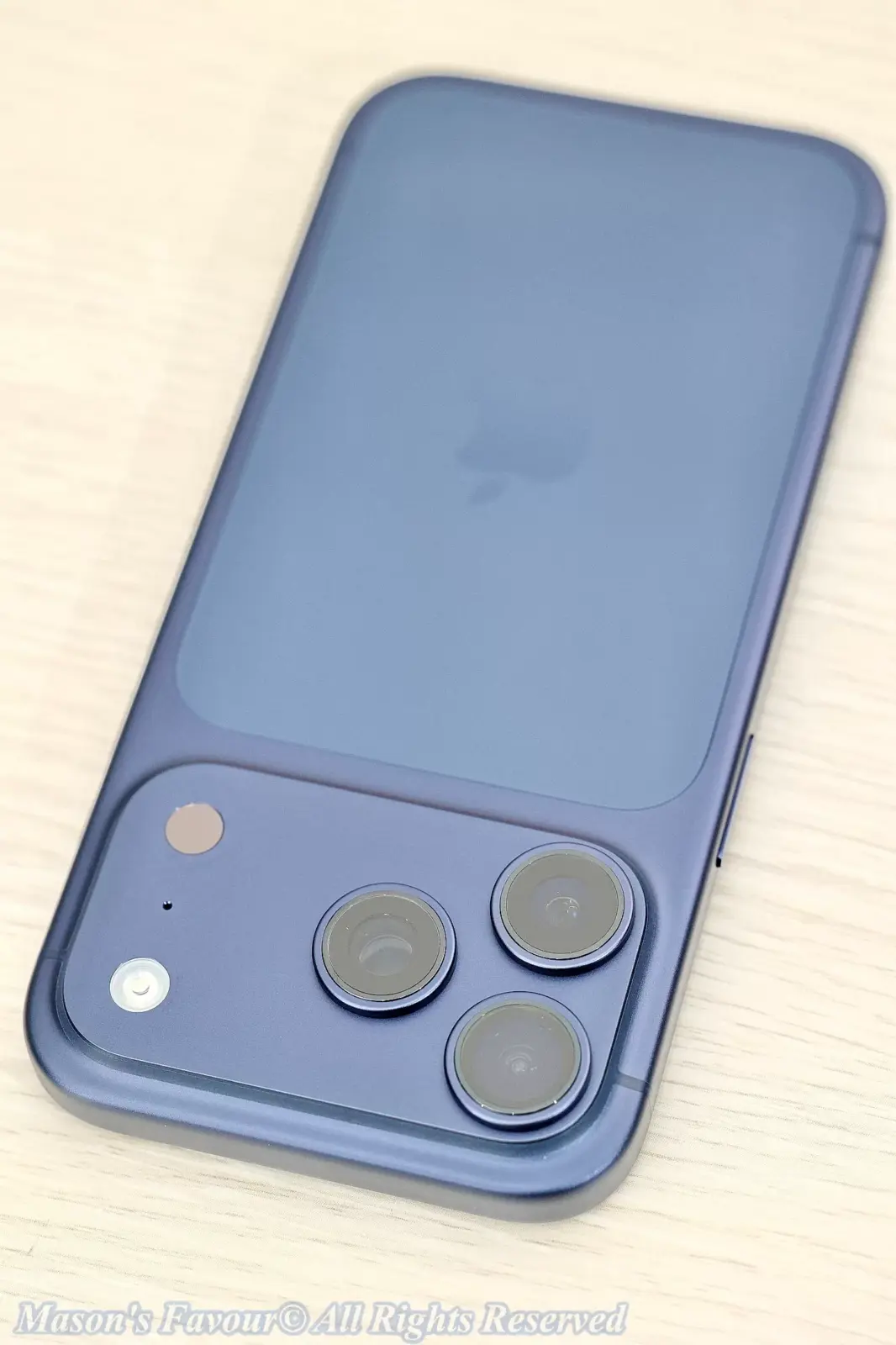 iPhone 17 Pro Deep Blue - Rear Perspective 5