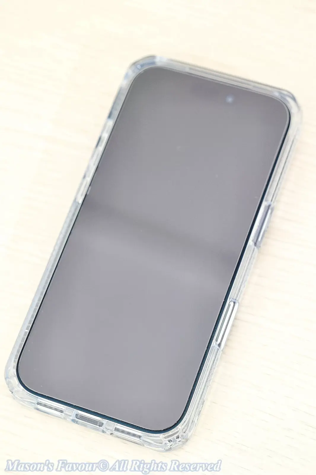 iPhone 17 Pro Deep Blue - iPhone 17 Pro assembed with UAG Protective Case, Front Perspective 1