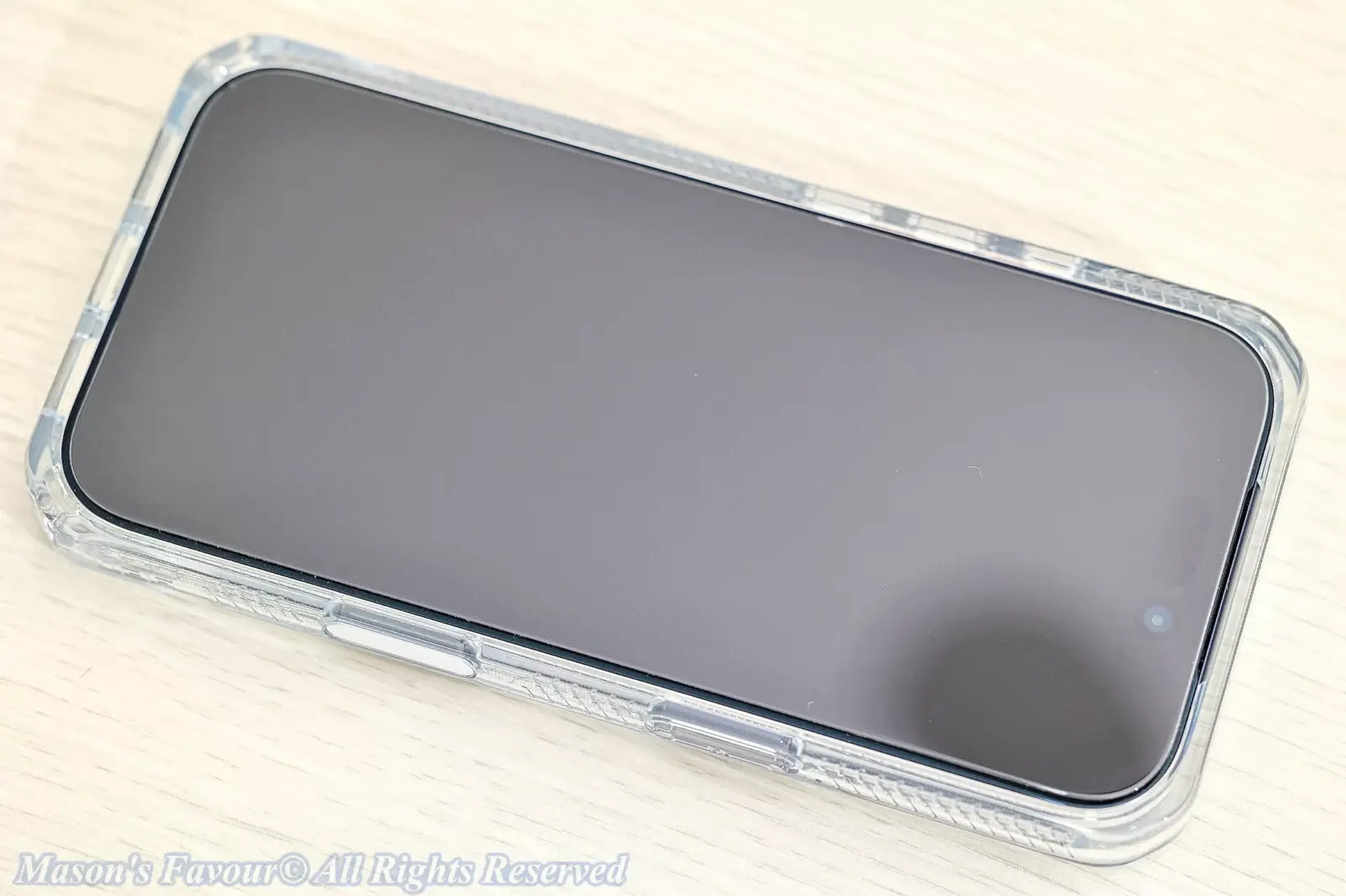 iPhone 17 Pro Deep Blue - iPhone 17 Pro assembed with UAG Protective Case, Front Perspective 2