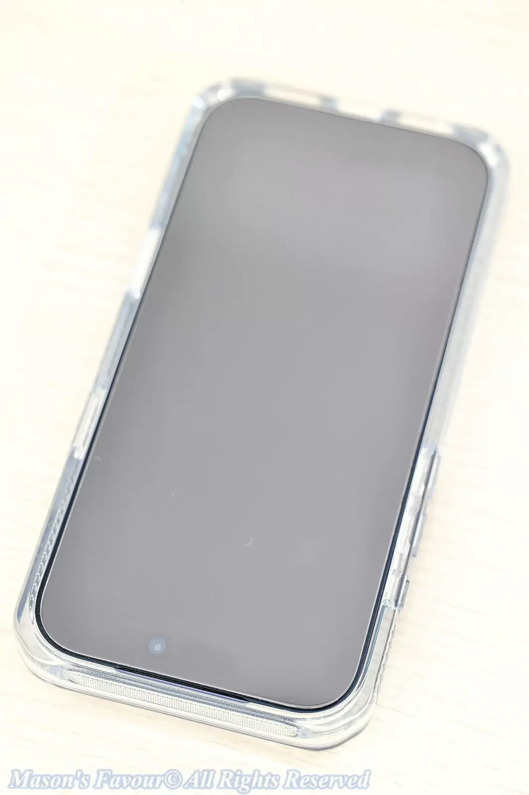 iPhone 17 Pro Deep Blue - iPhone 17 Pro assembed with UAG Protective Case, Front Perspective 3